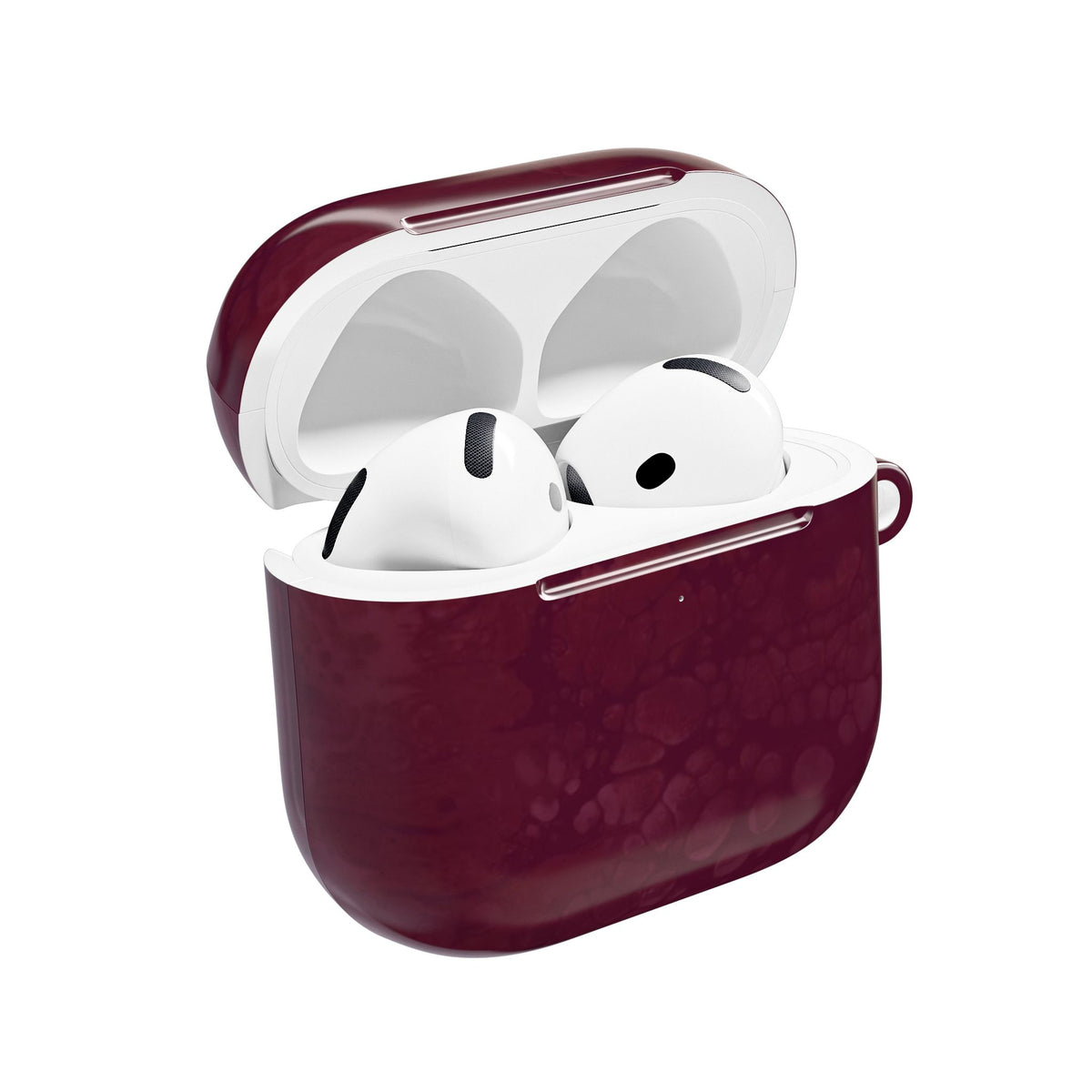 BURGUNDY INK AIRPOD CASE