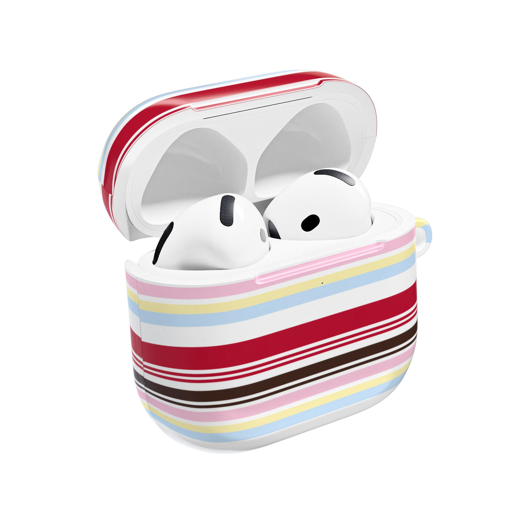 CHERRY SUNDAE STRIPES AIRPOD CASE