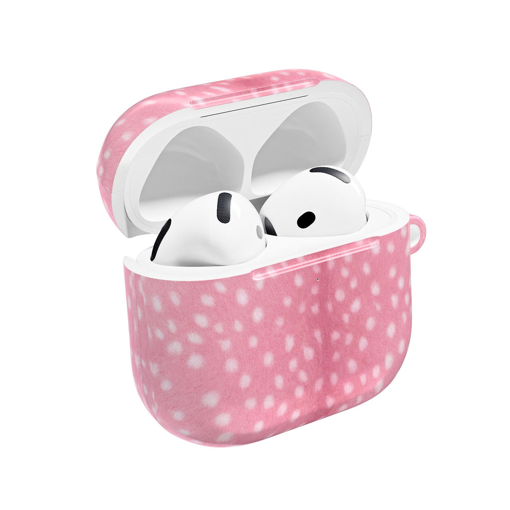 PINK FAWN FUR DEER AIRPOD CASE