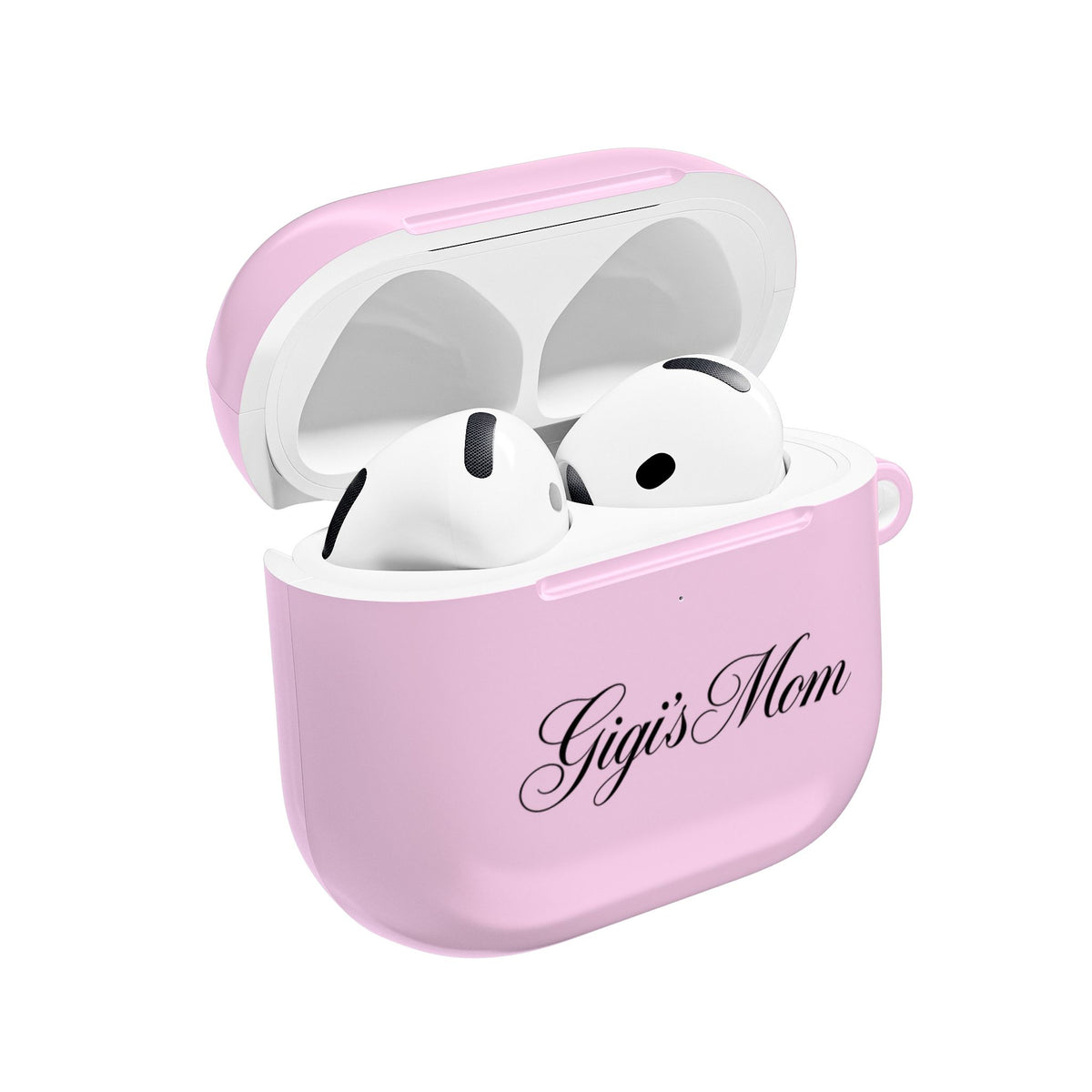 PERSONALIZED PINK CLASSIC CUSTOM MOM NAME AIRPOD CASE