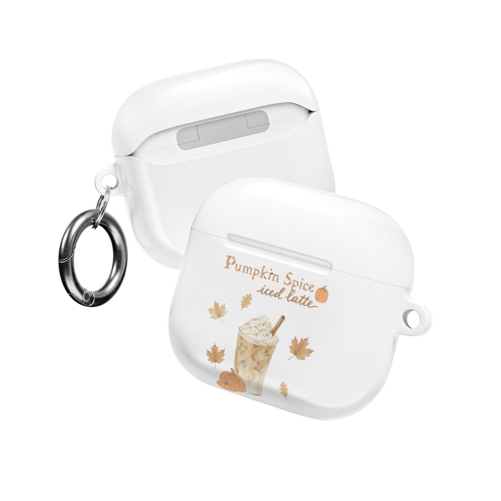 PUMPKIN SPICE ICED LATTE AIRPOD CASE