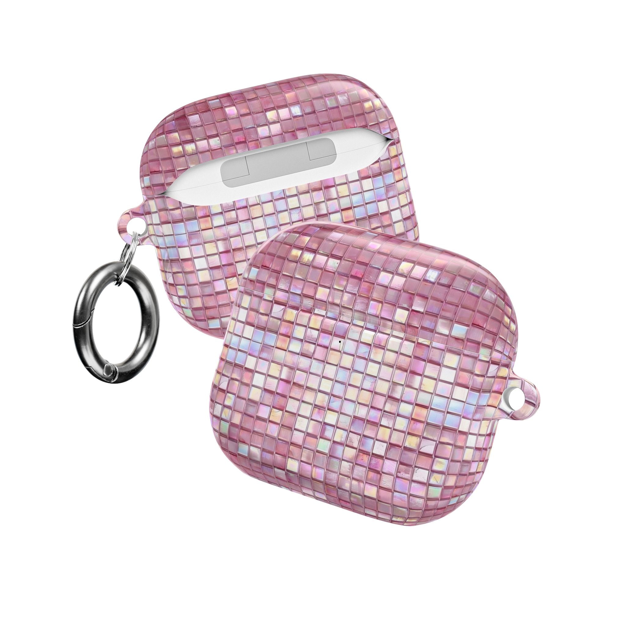PINK MOSAIC AIRPOD CASE