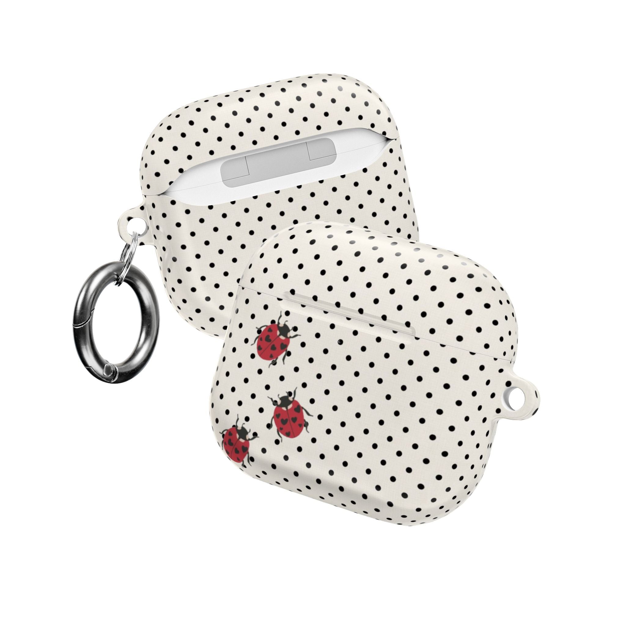 POLKA DOTS LADYBUGS COQUETTE AIRPOD CASE