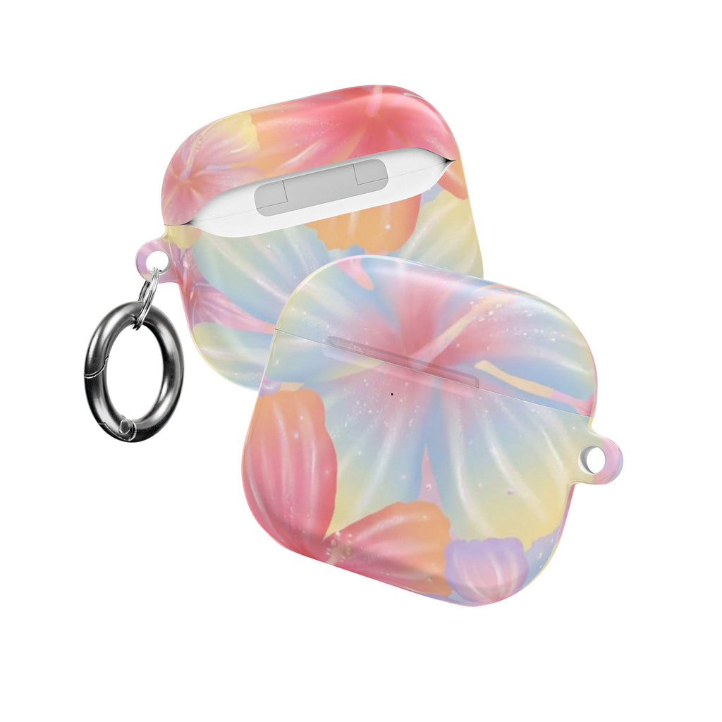 RAINBOW HIBISCUS AIRPOD CASE