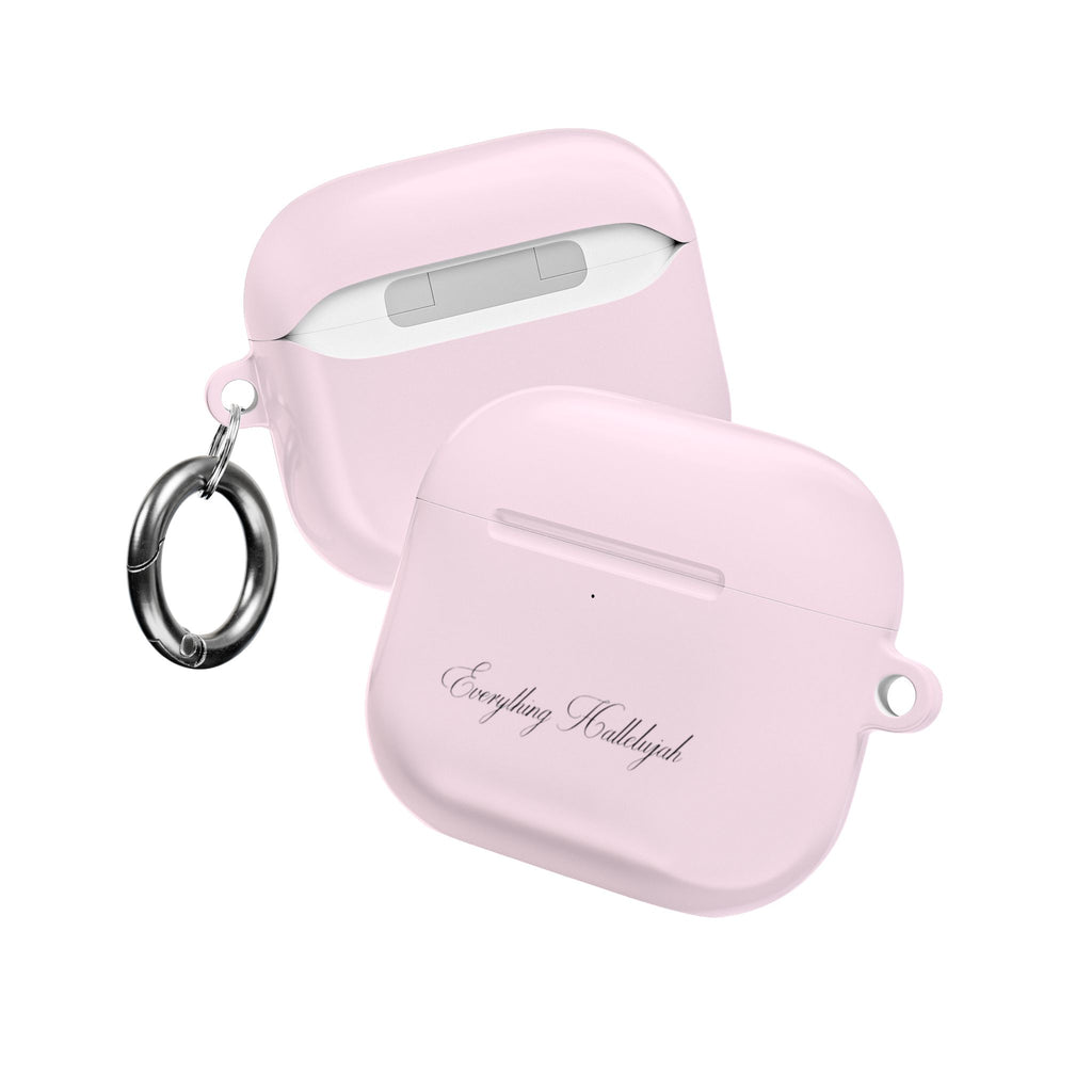 PINK EVERYTHING HALLELUJAH AIRPOD CASE