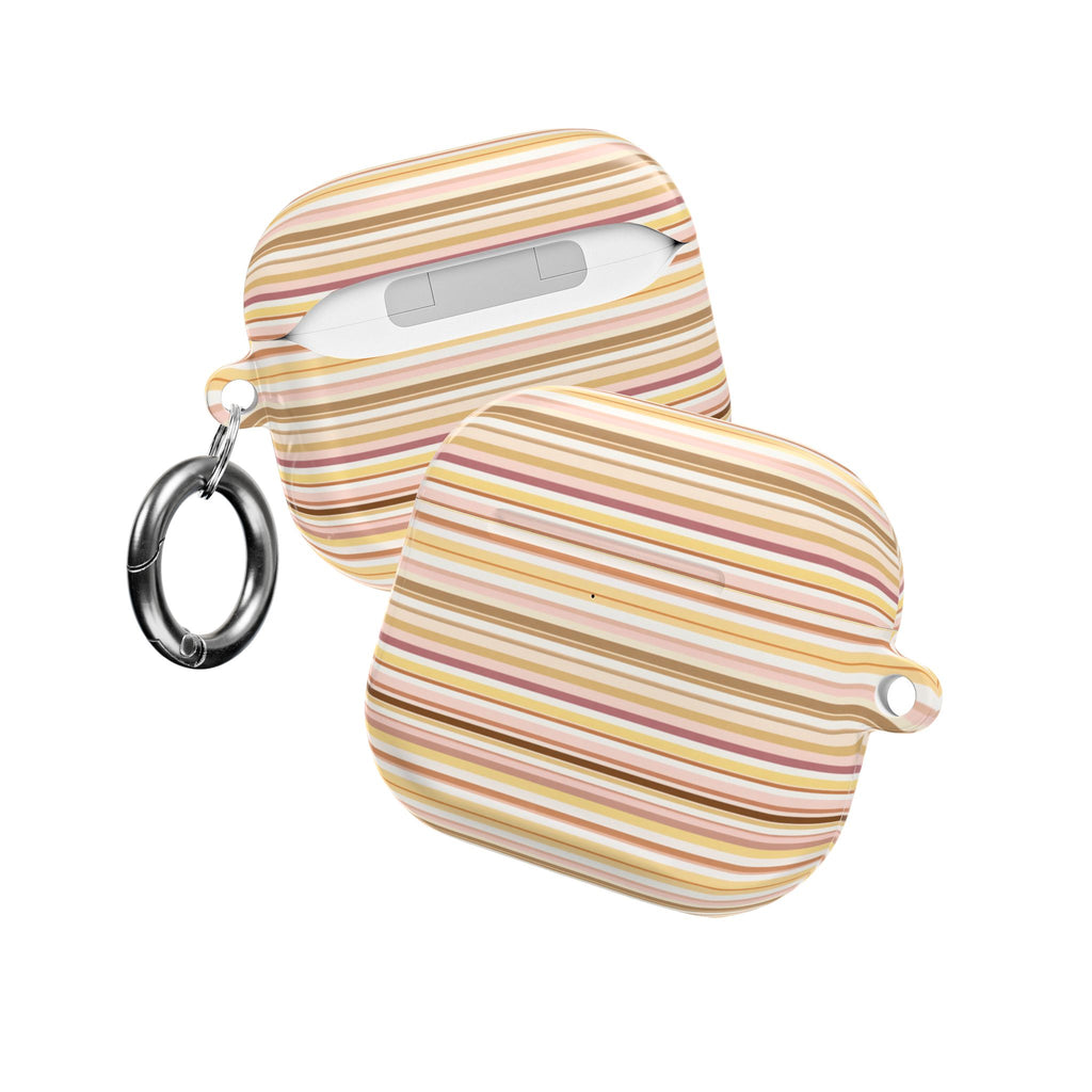 MINIMALIST YELLOW STRIPES AIRPOD CASE