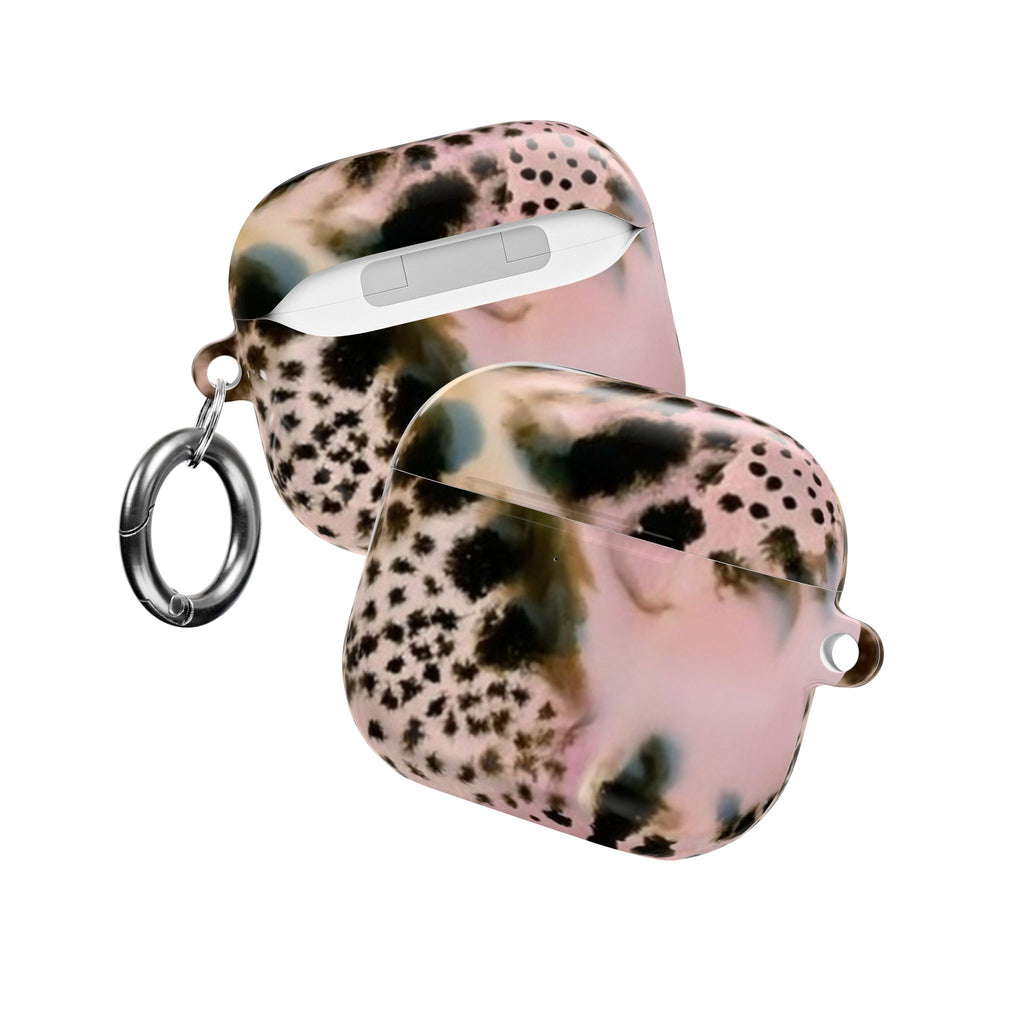 PINK CHEETAH ANIMAL PRINT AIRPOD CASE