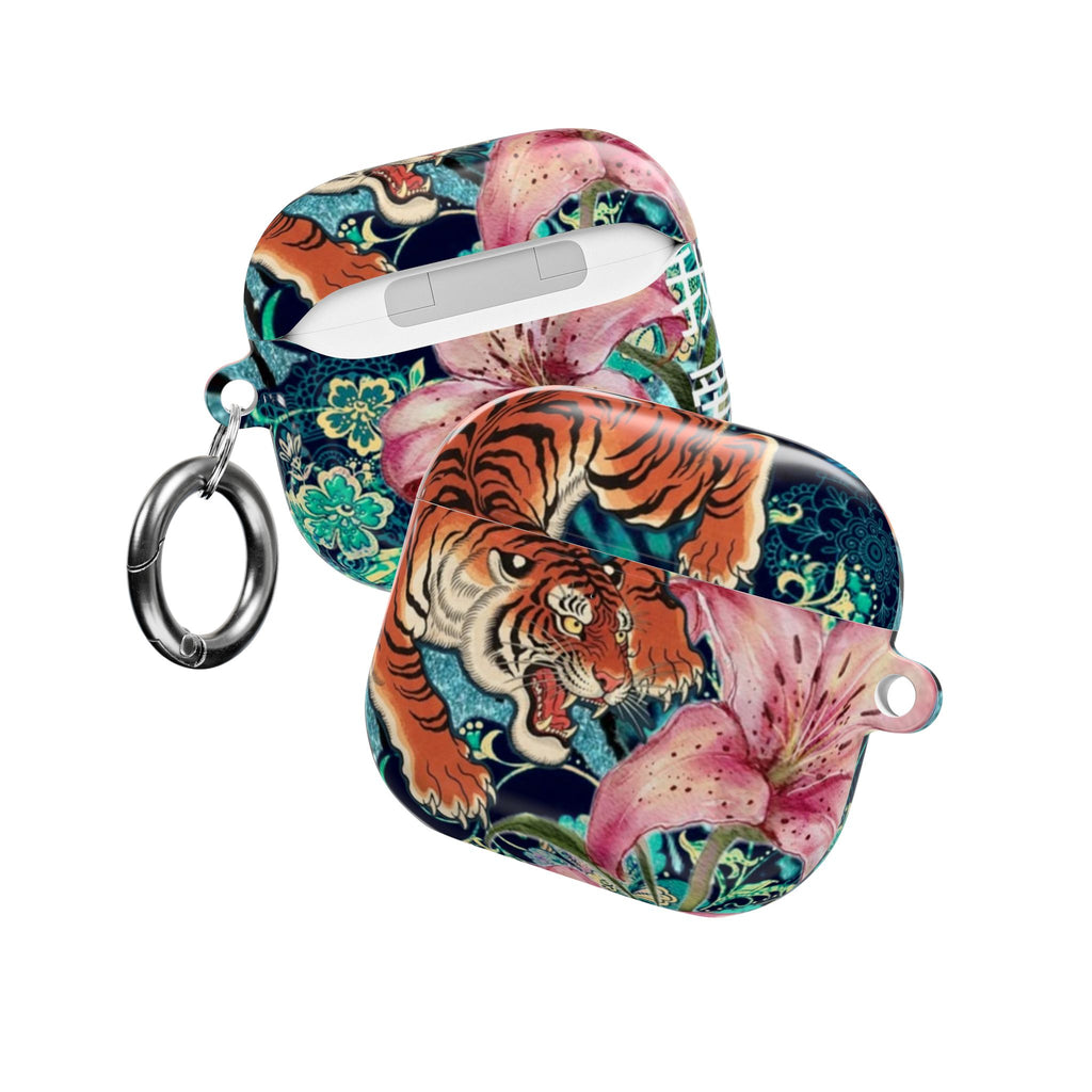 NAVY REVERIE TIGER AIRPOD CASE