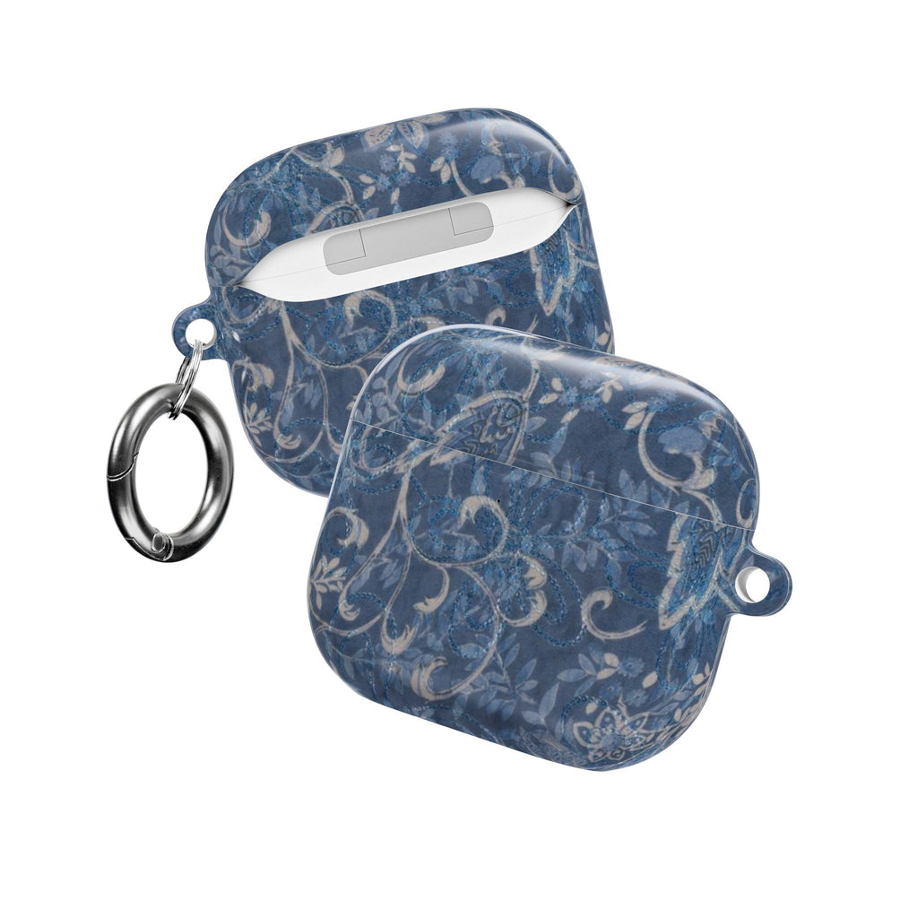 FRENCH BLUE FLORAL AIRPOD CASE