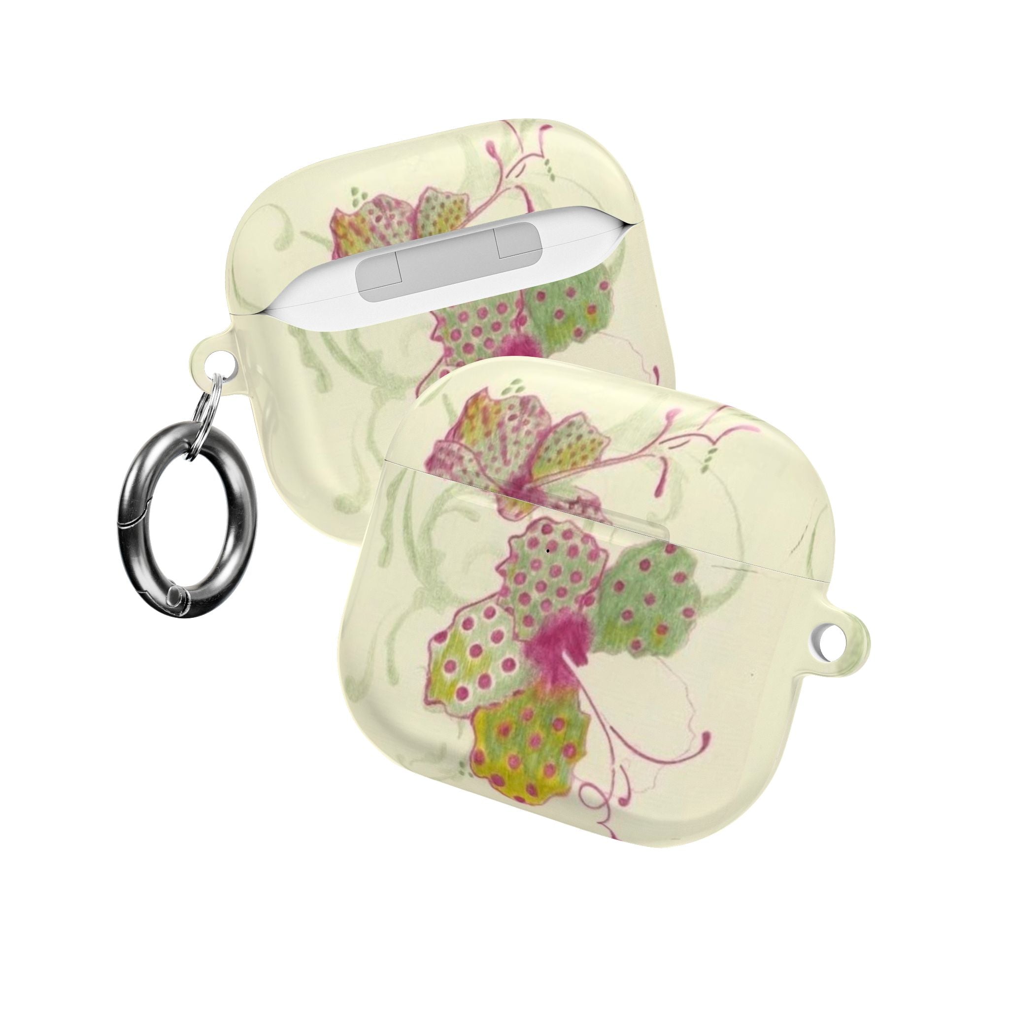 WHIMSICAL FLOWER AIRPOD CASE