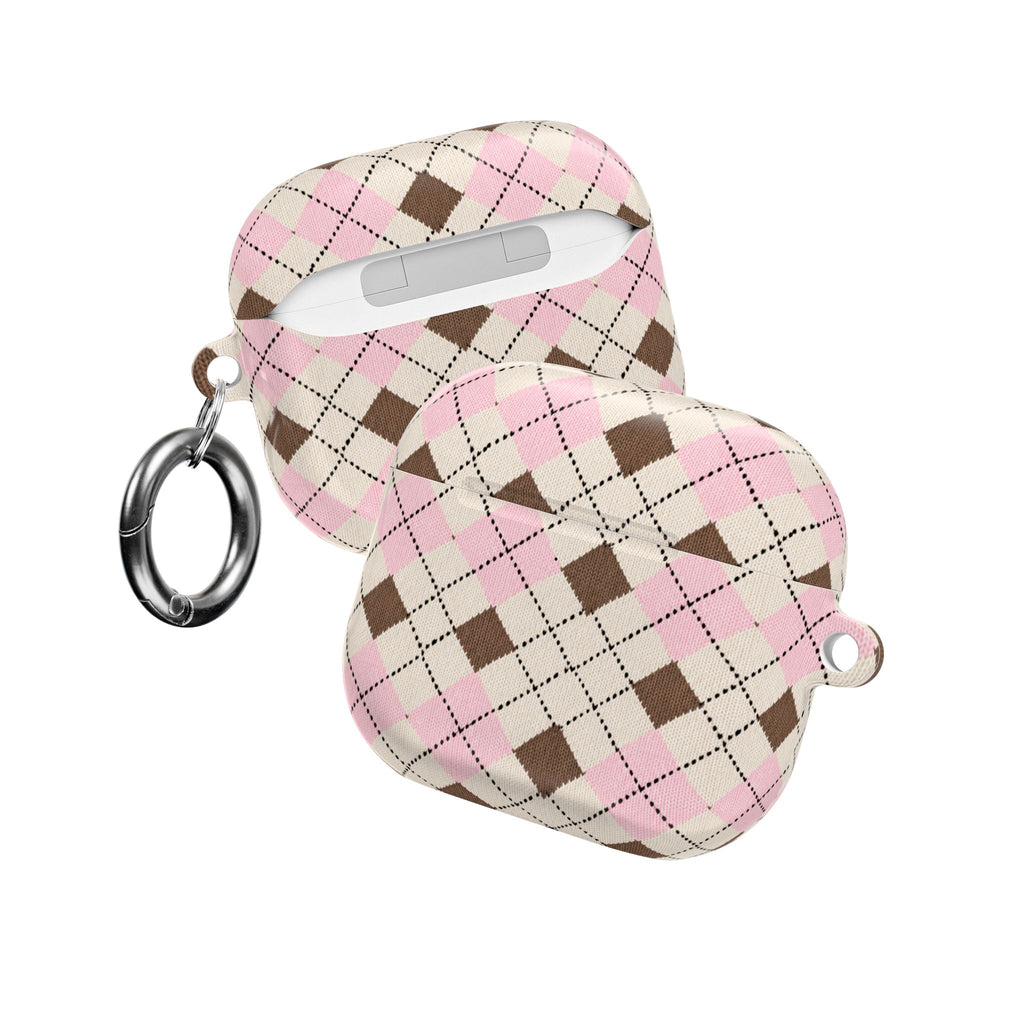 BLUSHWOOD ARGYLE AIRPOD CASE