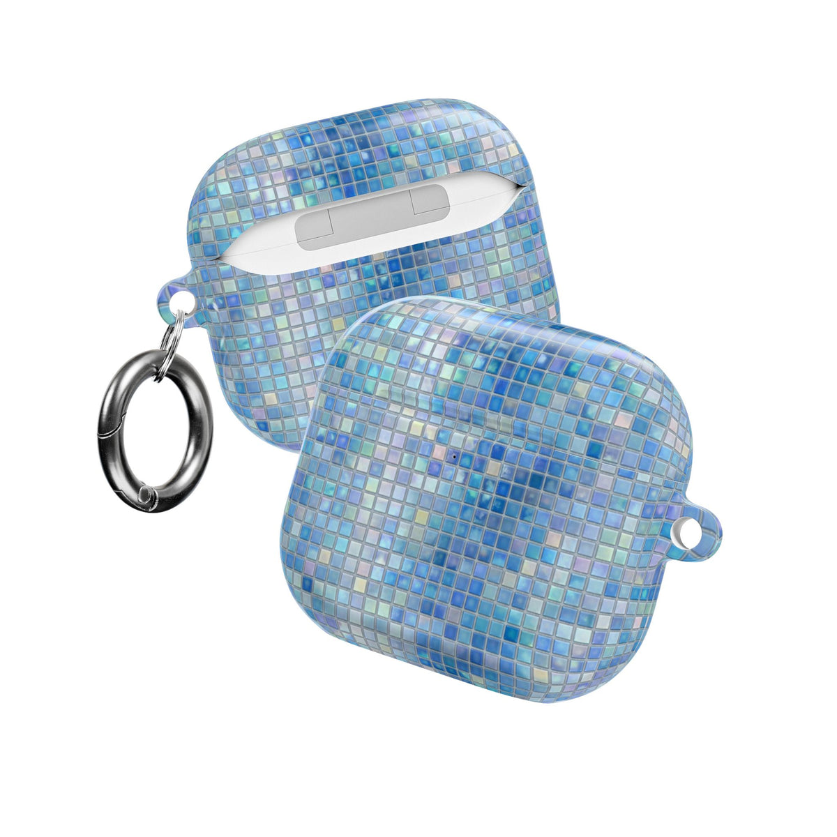 GLACIER BLUE MOSAIC AIRPOD CASE