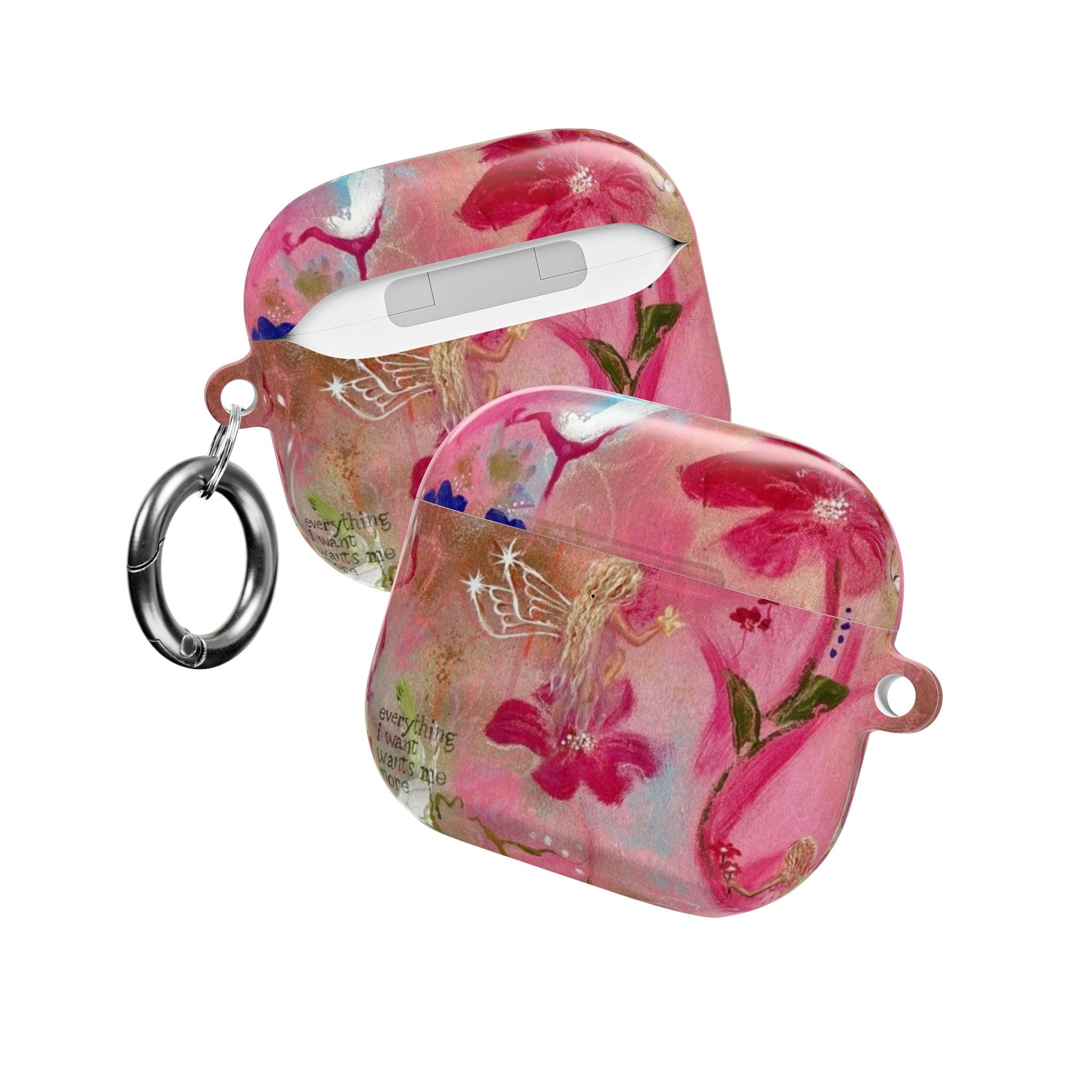 MANIFESTATION FAIRY EVERYTHING I WANT WANTS ME TOO AIRPOD CASE