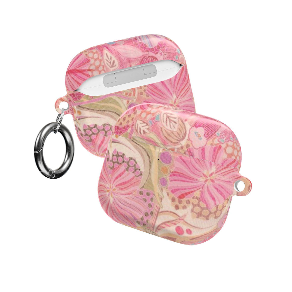 ROSEY REVERIE PINK FLORAL WHIMSY AIRPOD CASE
