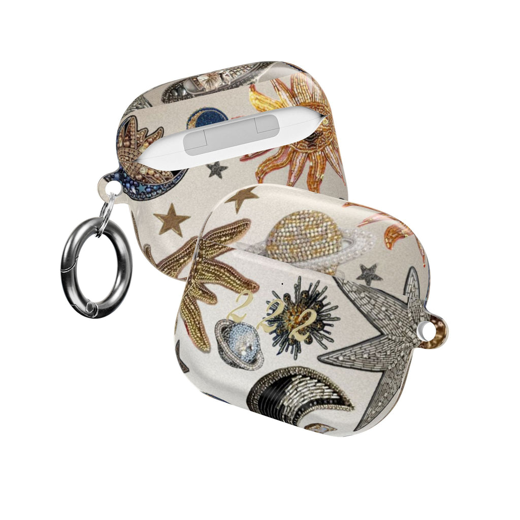 GOLD 222 GALAXY AIRPOD CASE