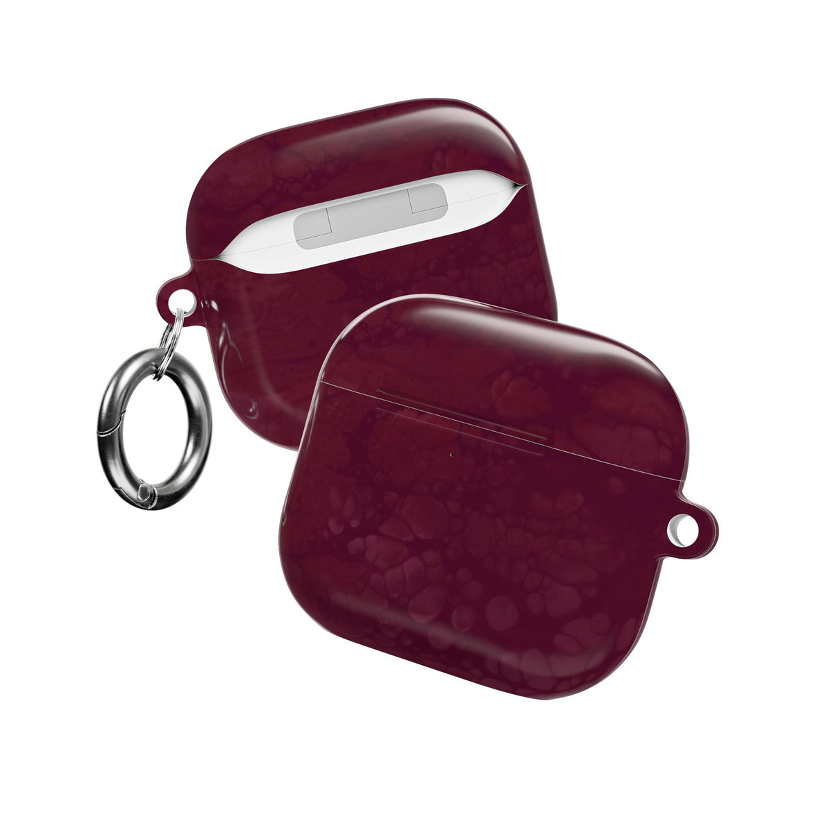 BURGUNDY INK AIRPOD CASE