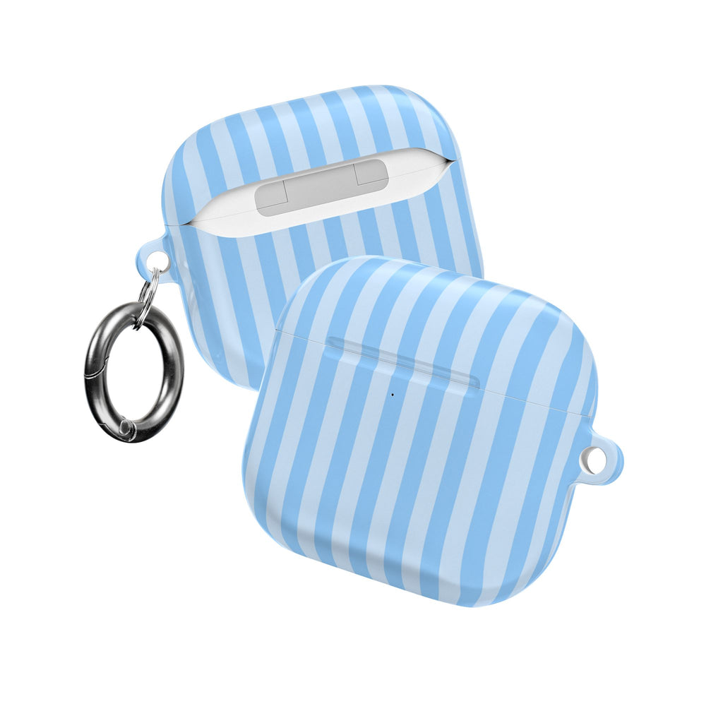 BLUEBERRY MILK STRIPES AIRPOD CASE