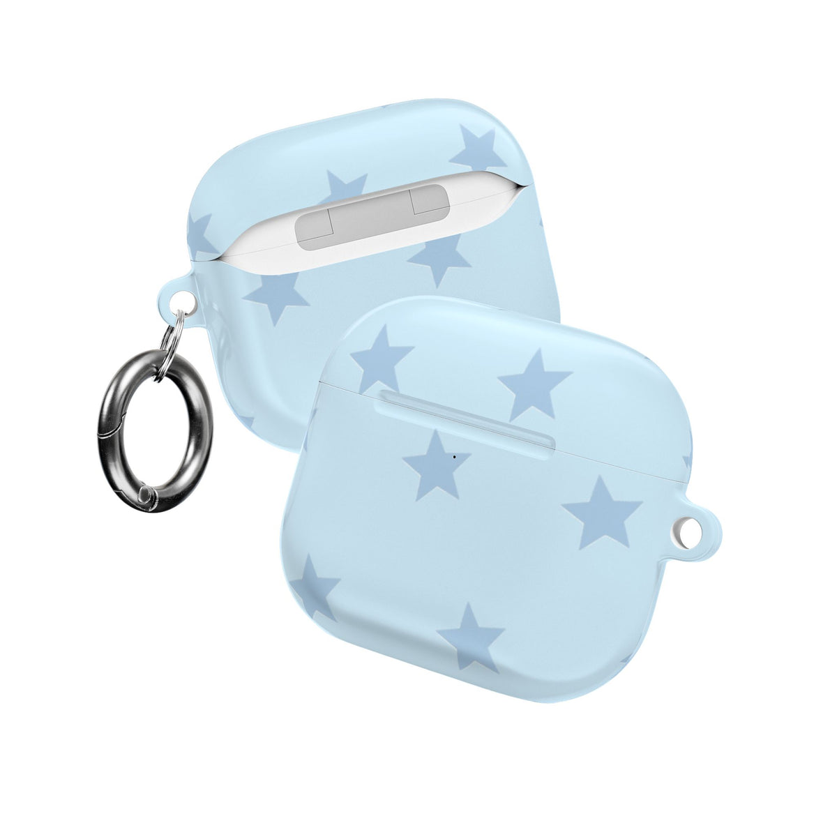 GLACIER BLUE STARS AIRPOD CASE