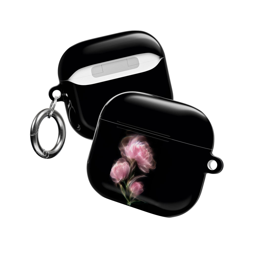 GLOWING PINK ORCHIDS AIRPOD CASE