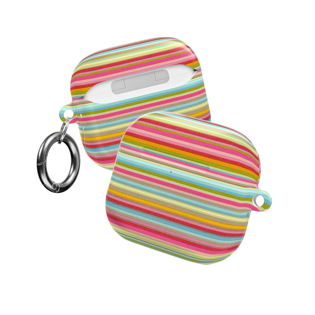 JET SET STRIPES AIRPOD CASE