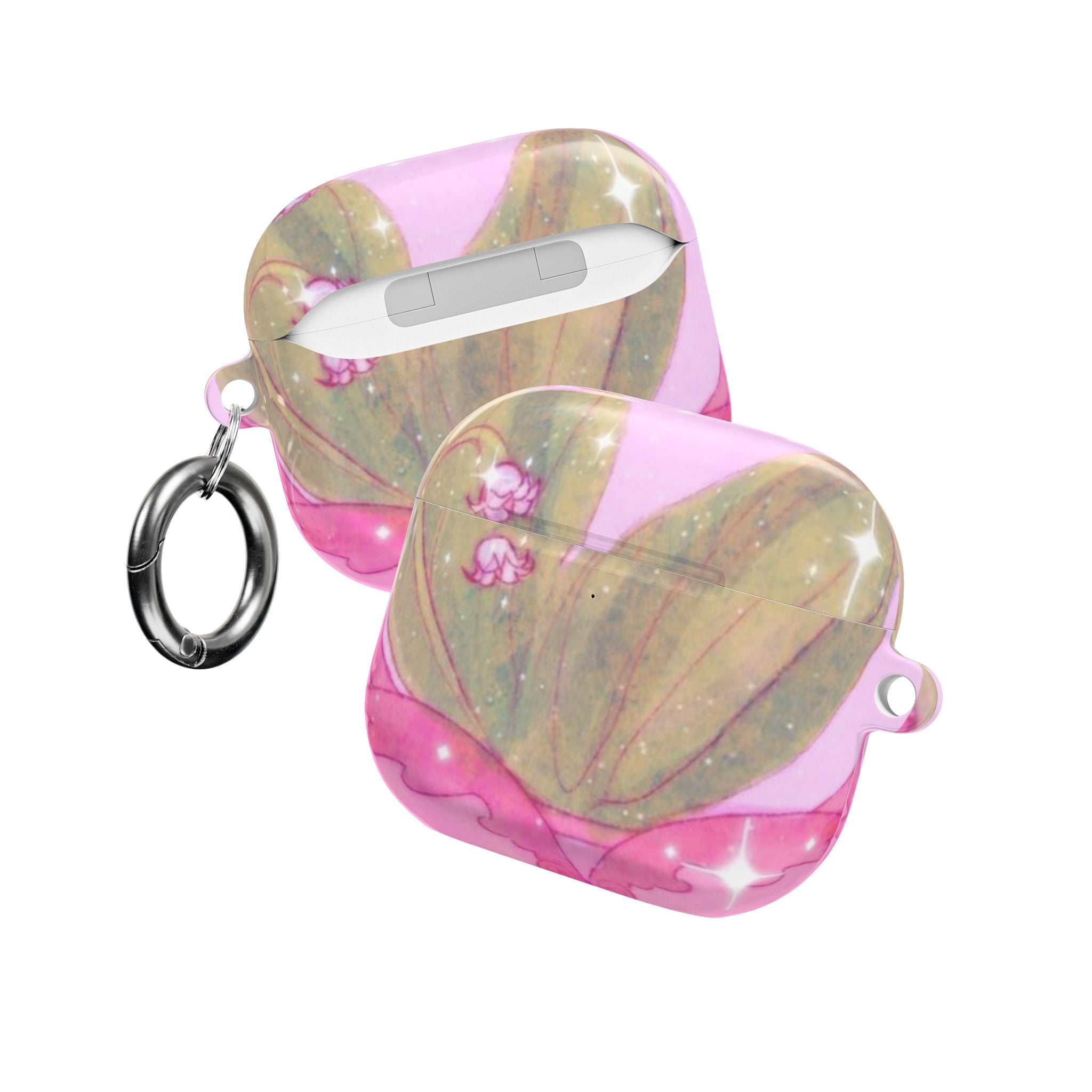 PINK FAIRYTALE FLORAL AIRPOD CASE