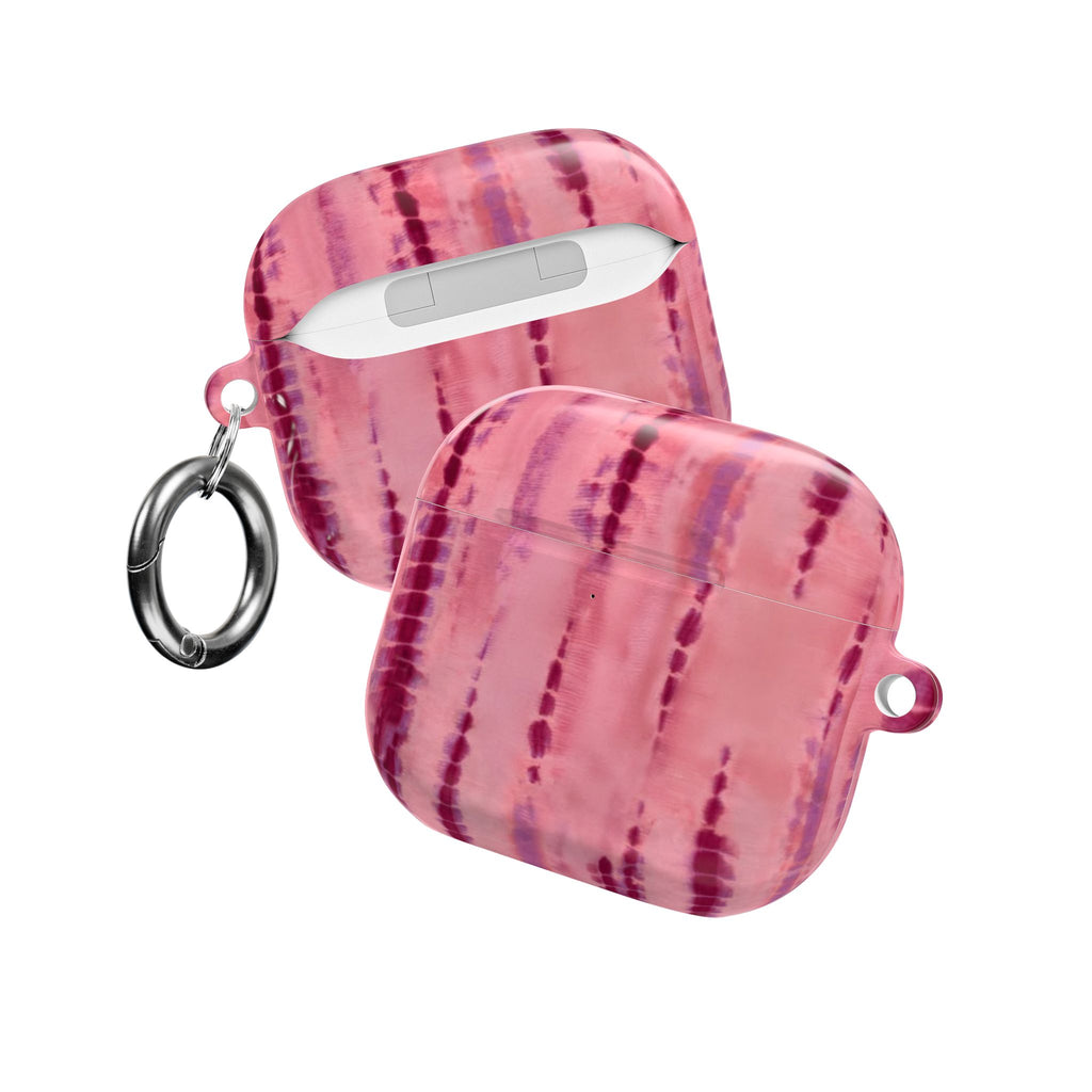 PLUM TIE-DYE AIRPOD CASE