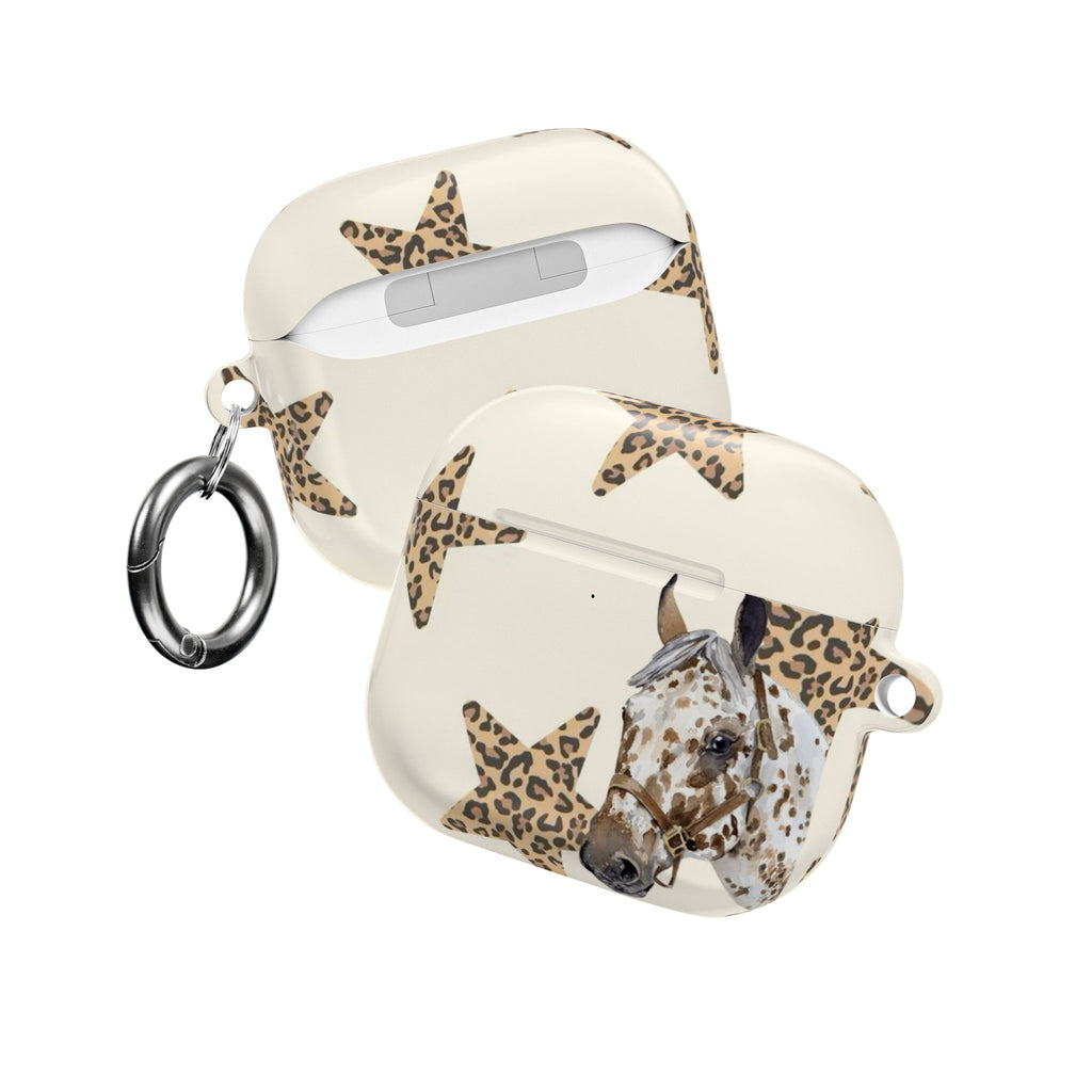 LEOPARD STARS HORSE AIRPOD CASE
