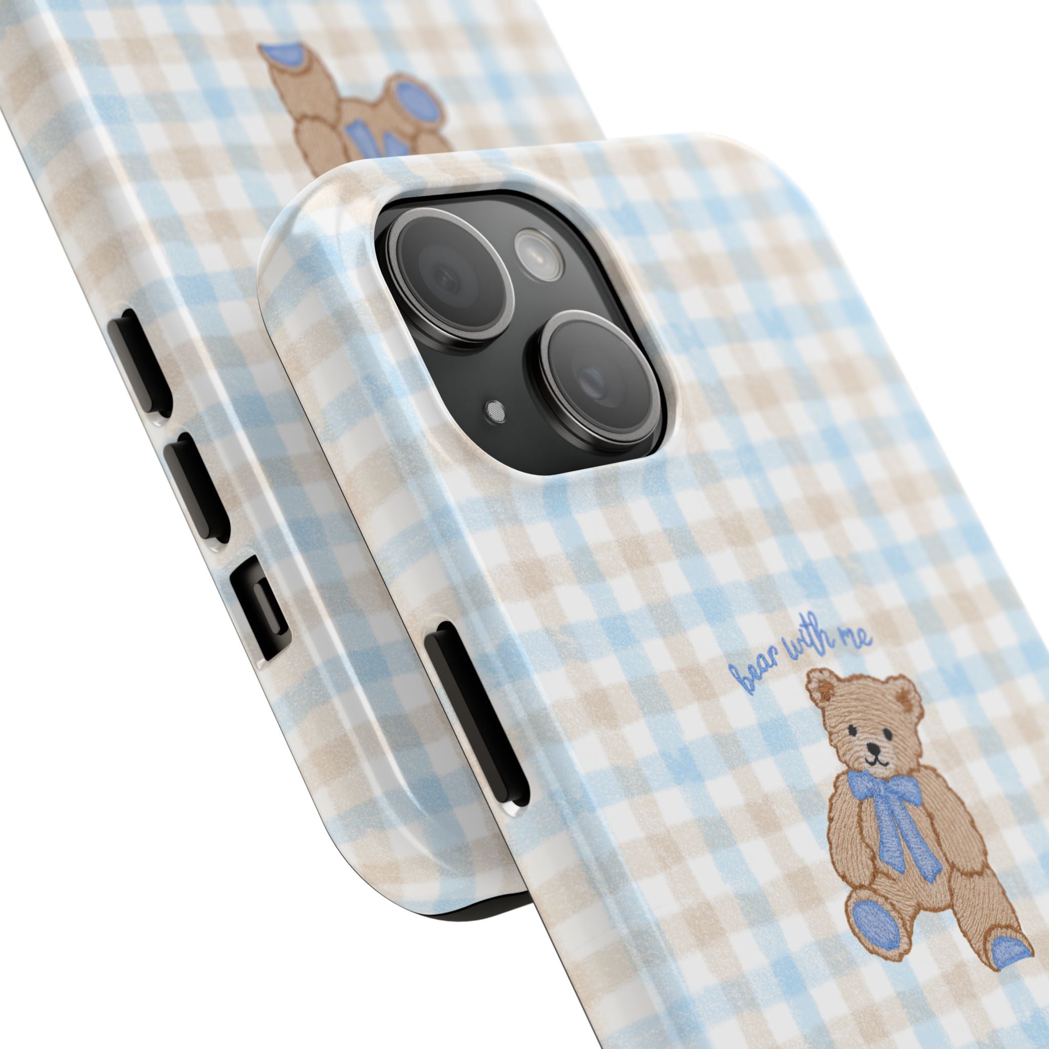 GINGHAM BEAR WITH ME PHONE CASE