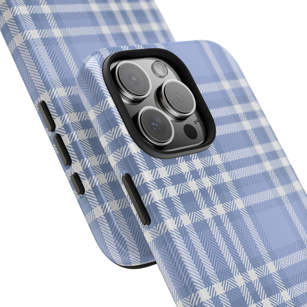 BLUE PLAID PHONE CASE