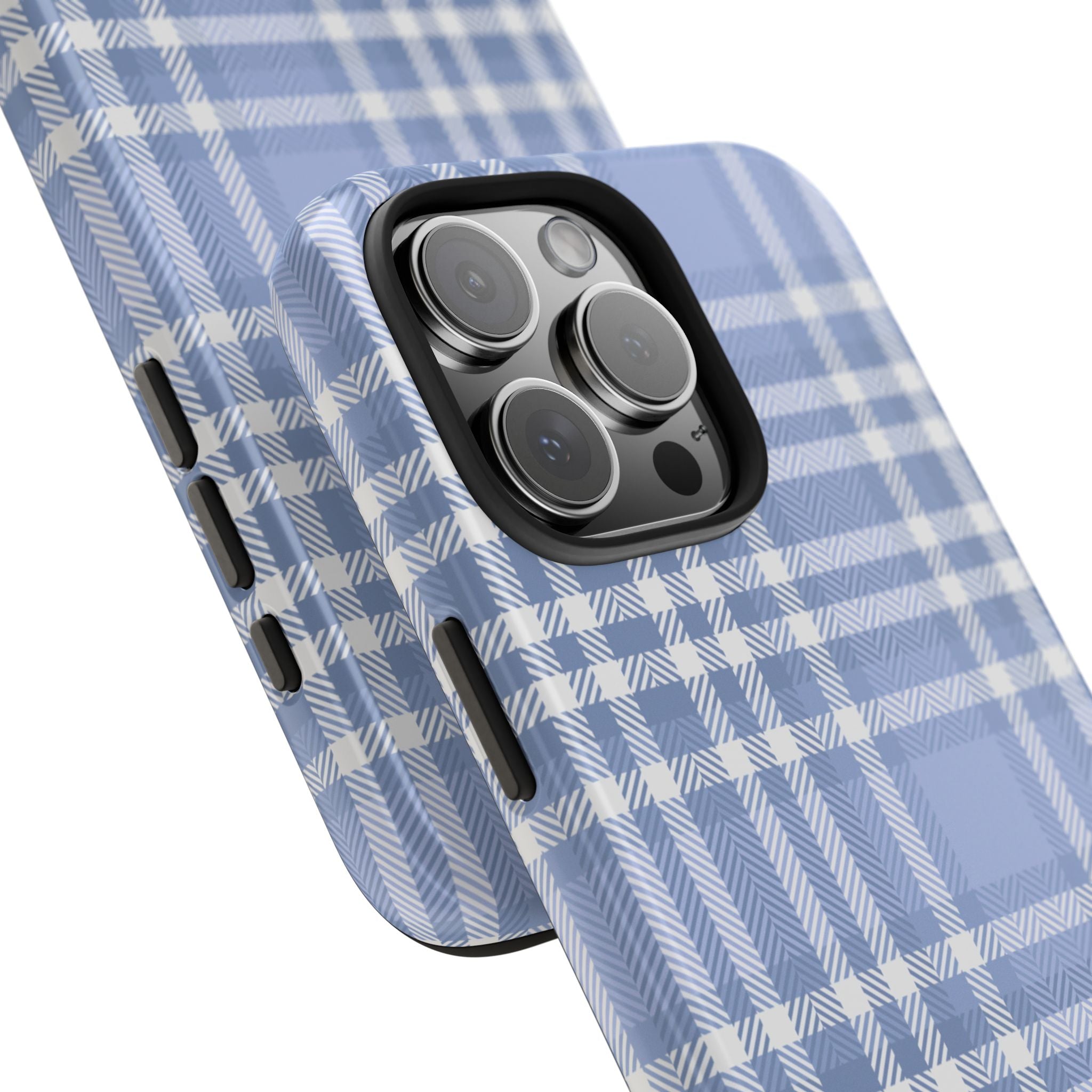 BLUE PLAID PHONE CASE