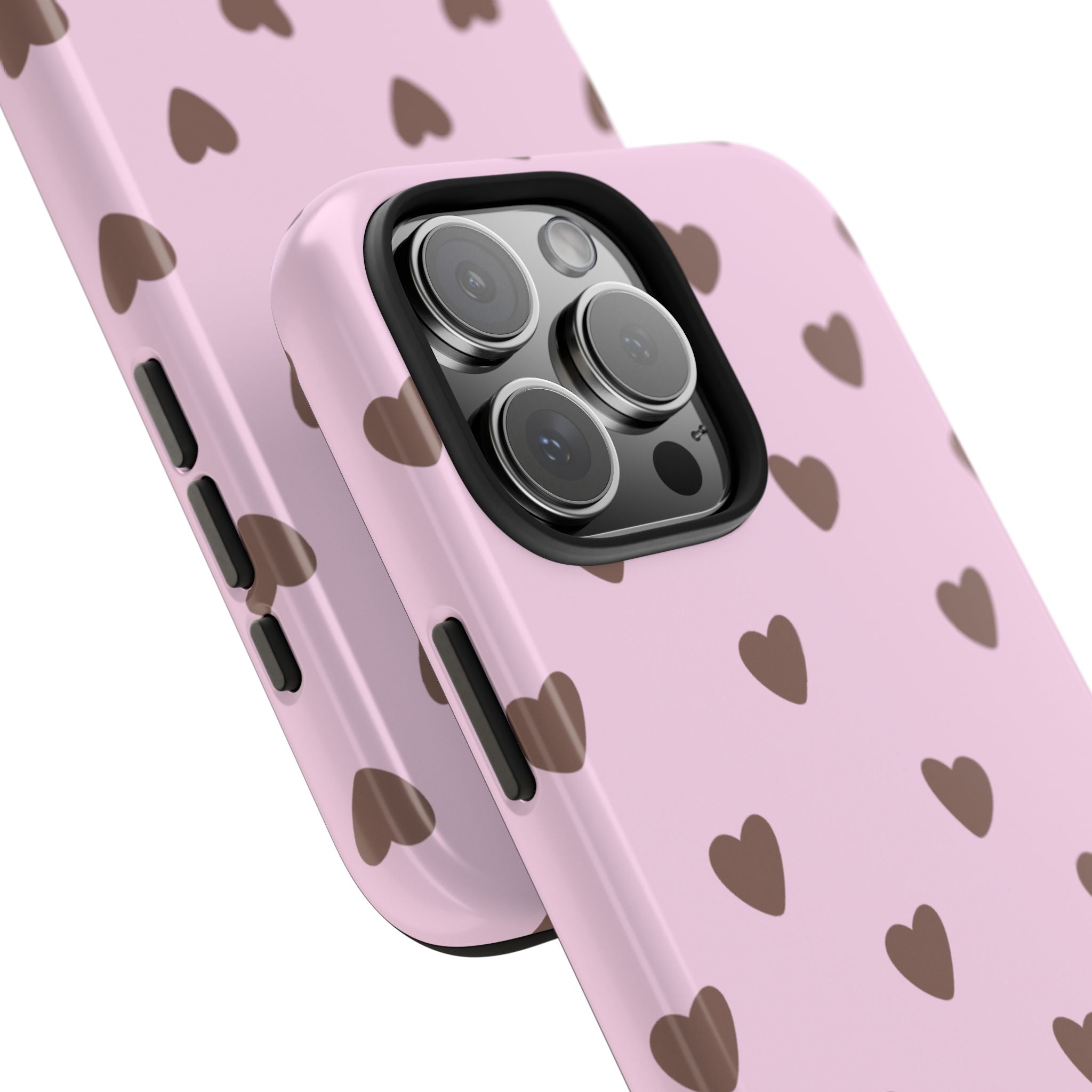 PINK DOTTY ABOUT YOU HEARTS PHONE CASE