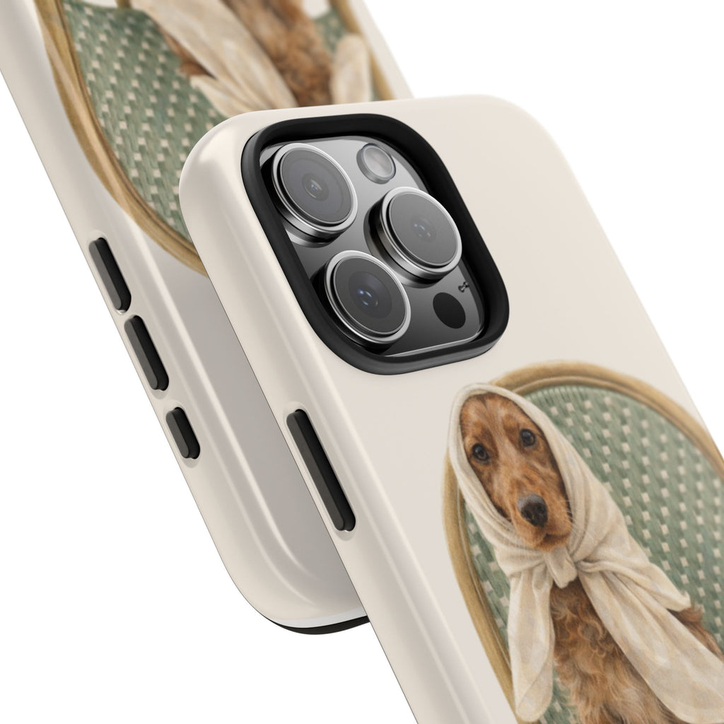 VINTAGE COFFEE IN PARIS FRENCH DOG PHONE CASE