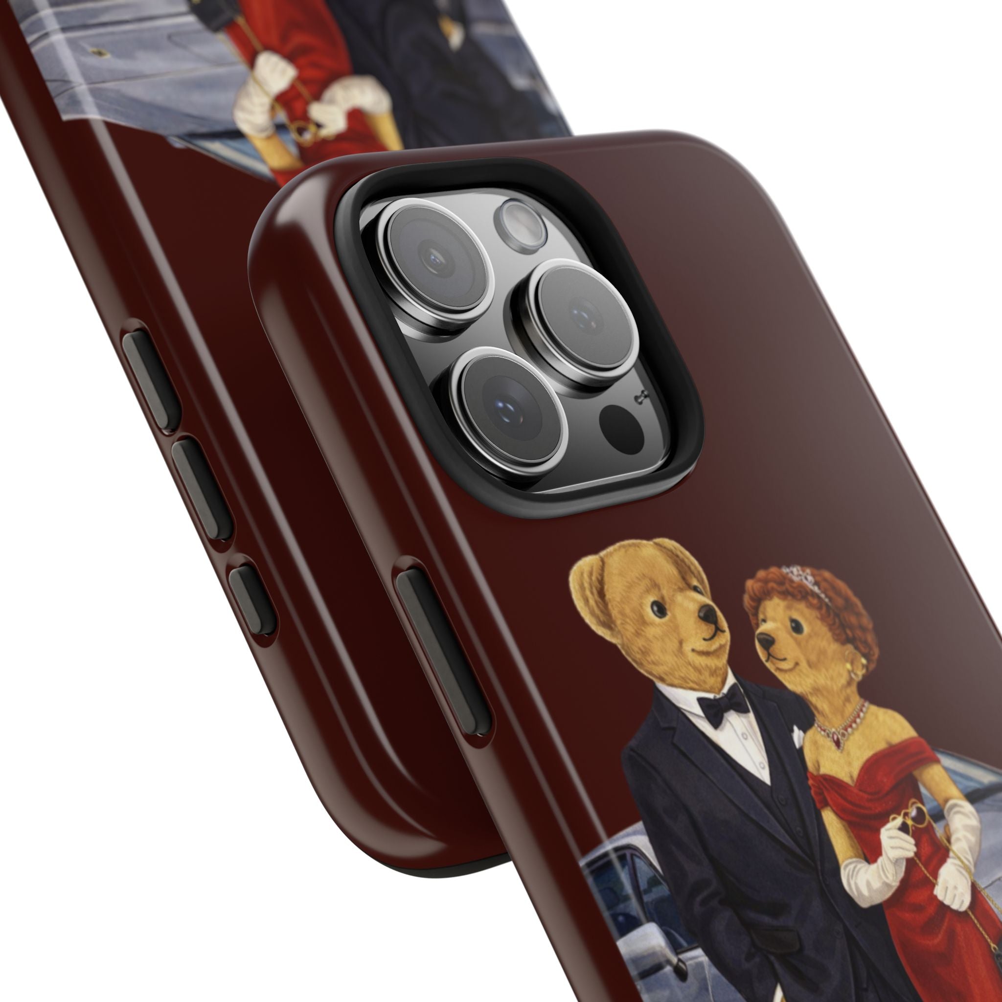 RED RL PRETTY WOMAN TEDDY BEARS PHONE CASE