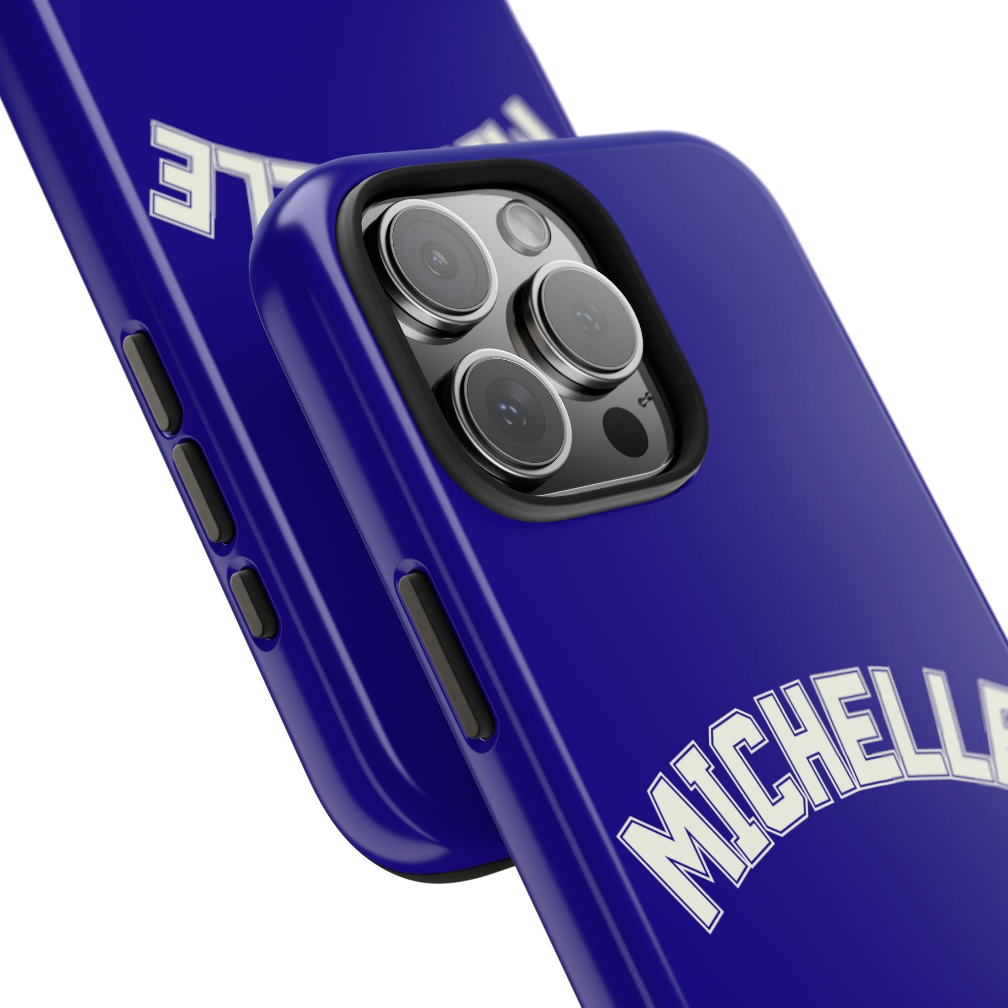 PERSONALIZED NAME CUSTOM NAVY VARSITY PHONE CASE