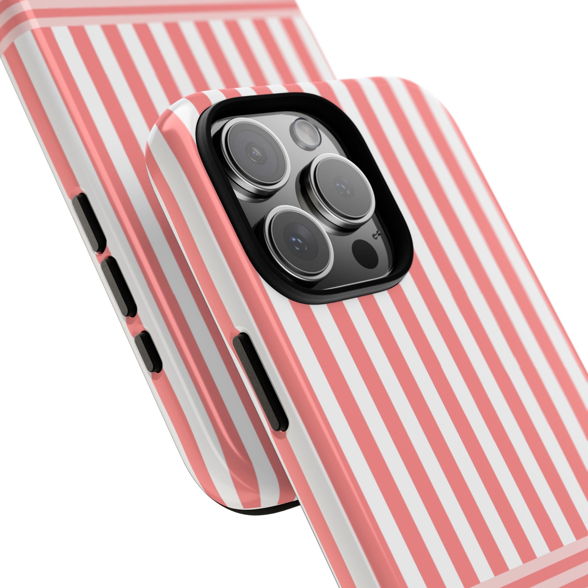 PARLOR STRIPES CORAL PHONE CASE