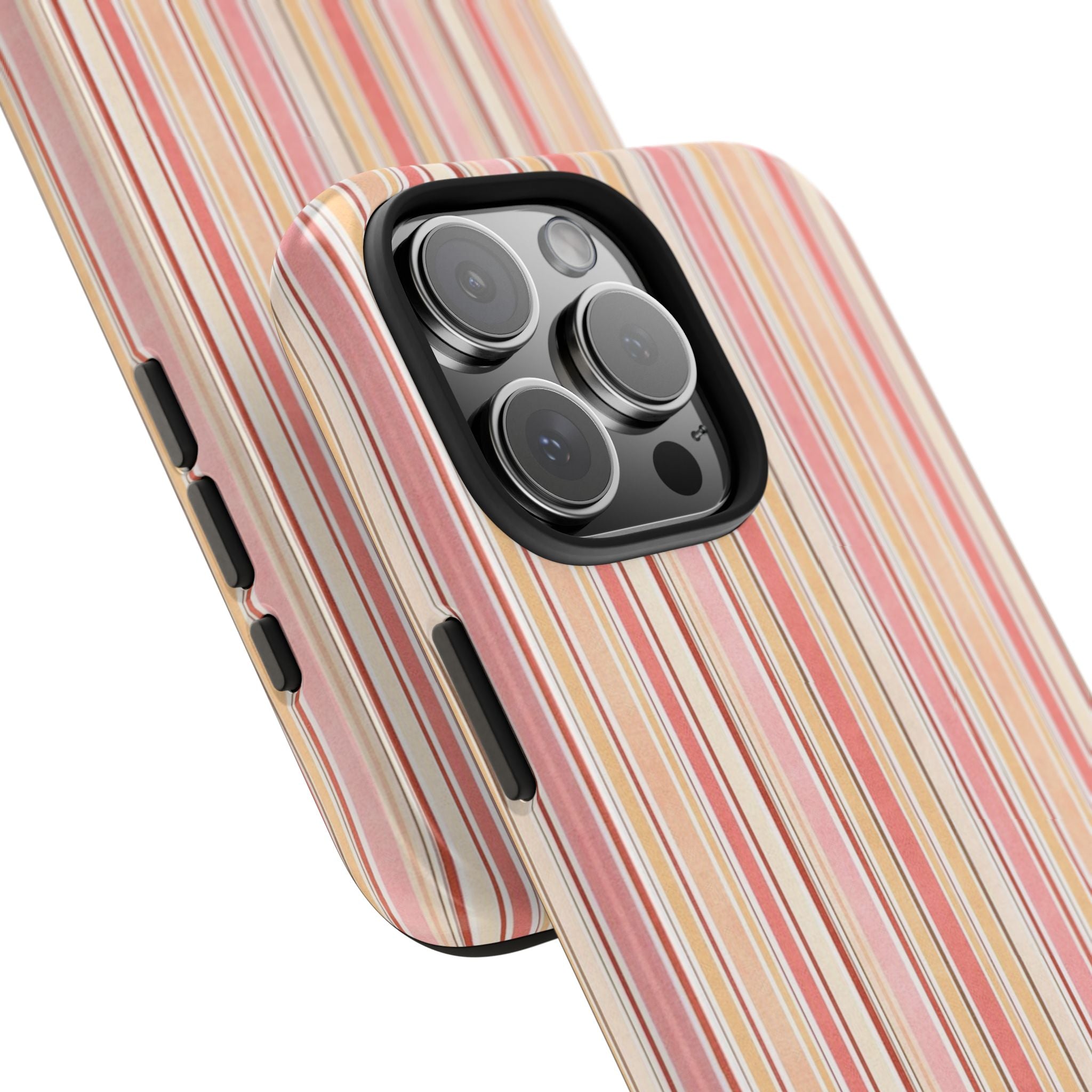 SIENNA ORANGE STRIPES PHONE CASE