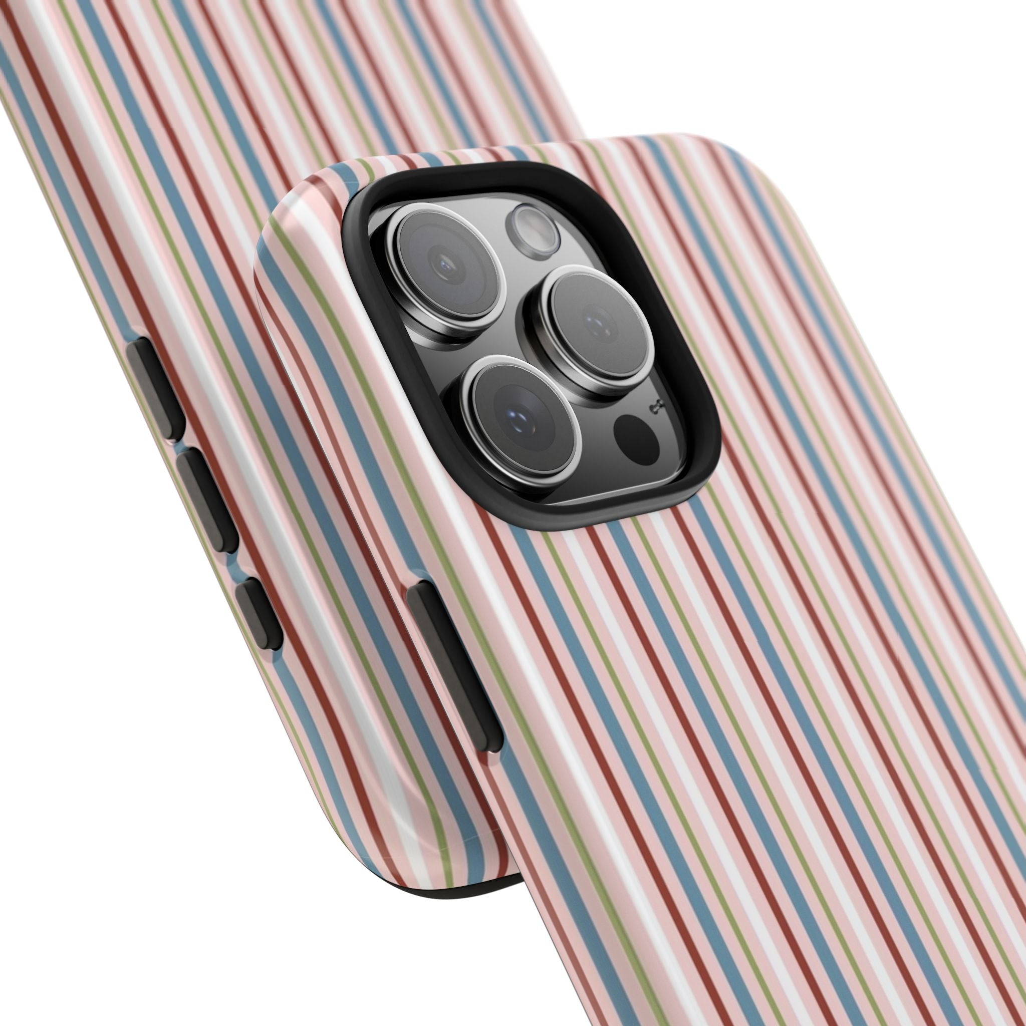 CRANBERRY SPRITZ STRIPES PHONE CASE