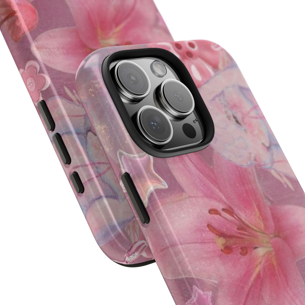 LILY WHIMSY FLOWER PHONE CASE
