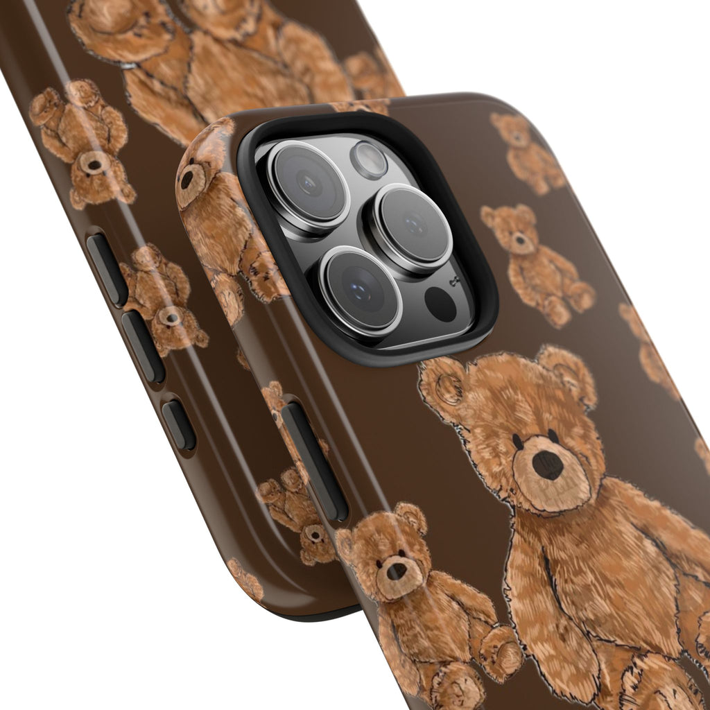 BROWN MULTI TEDDY BEARS PHONE CASE