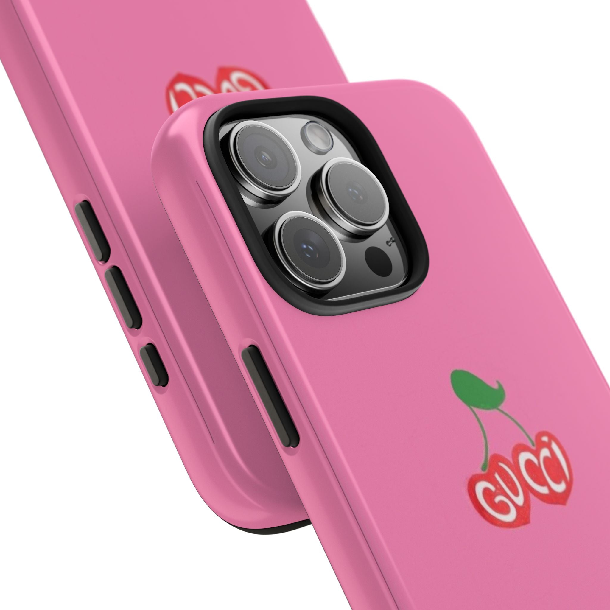 PINK CHERRY GG PHONE CASE