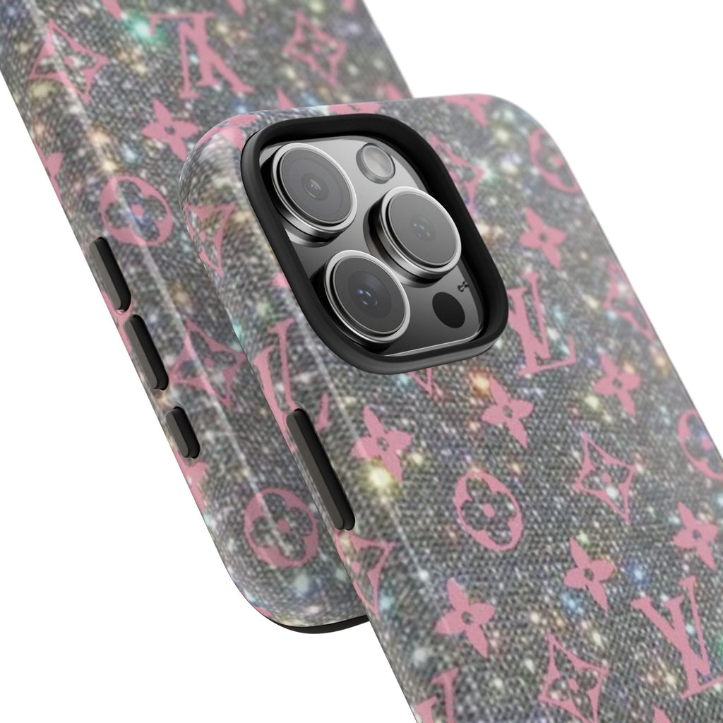 SEQUINS LV PHONE CASE