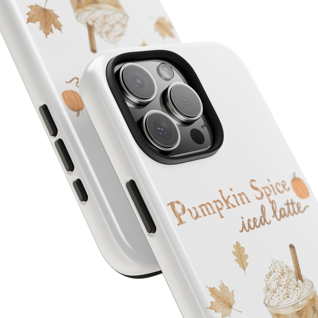 PUMPKIN SPICE ICED LATTE PHONE CASE