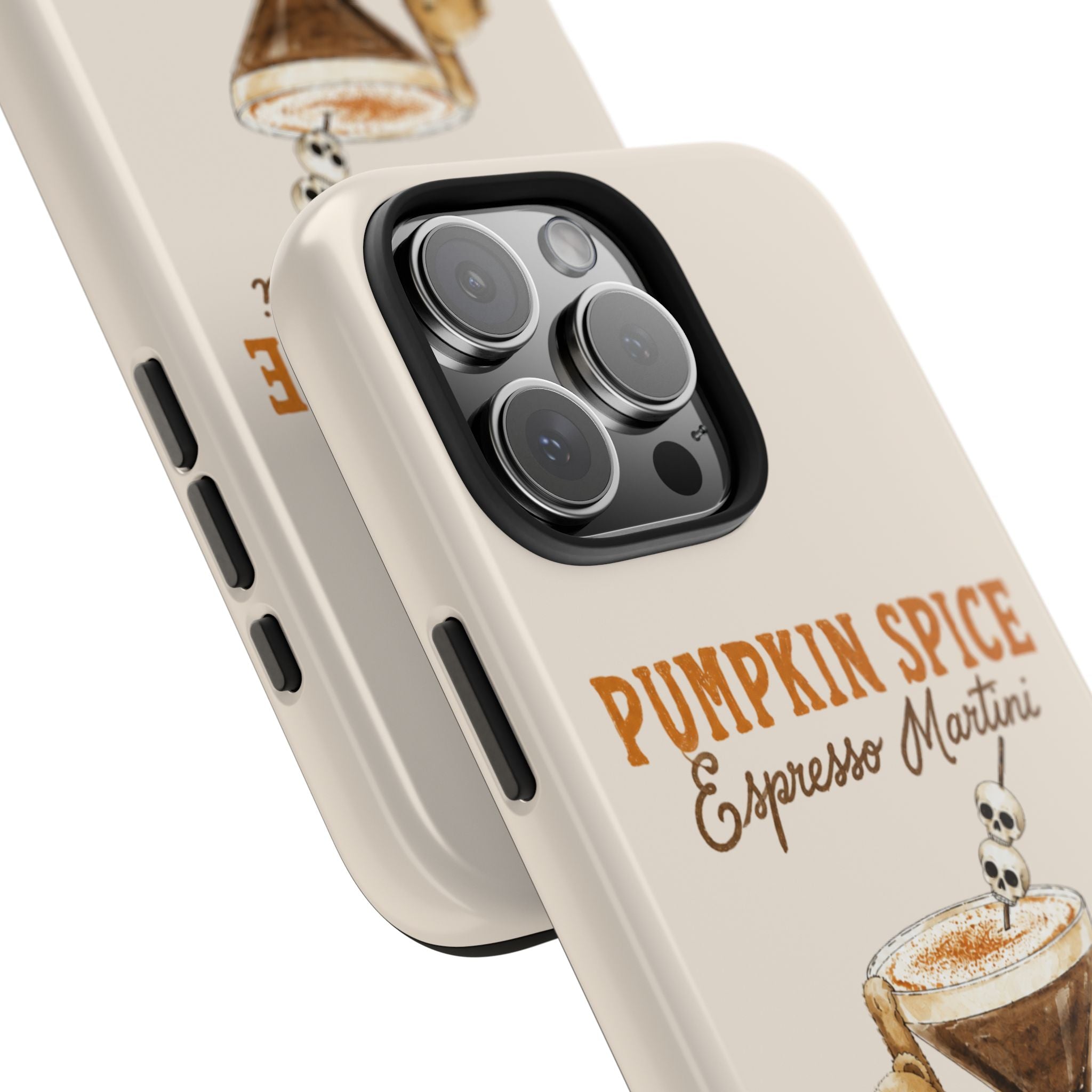 PUMPKIN SPICE ESPRESSO MARTINI FALL HALLOWEEN PHONE CASE