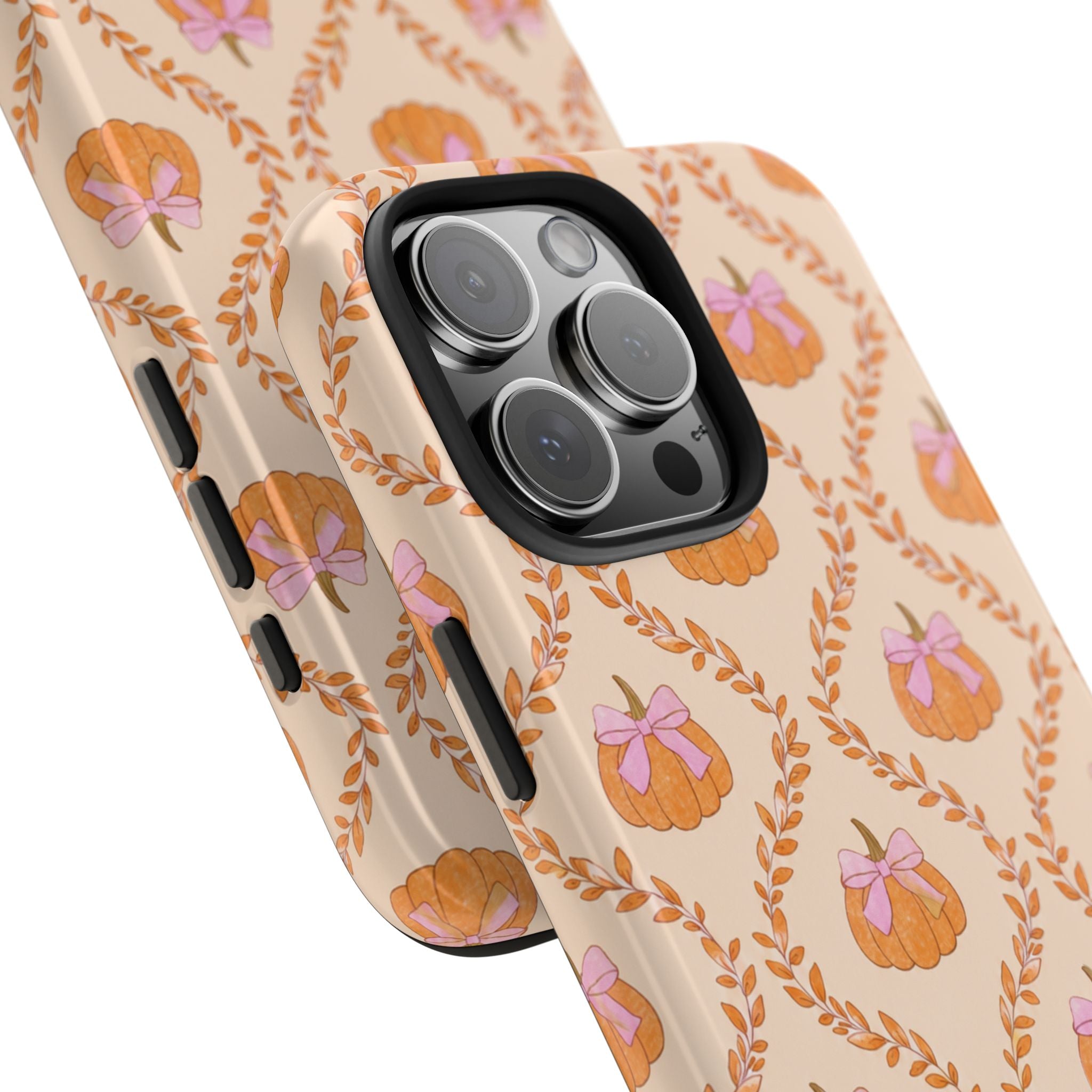 ORANGE COQUETTE PUMPKINS FALL PHONE CASE