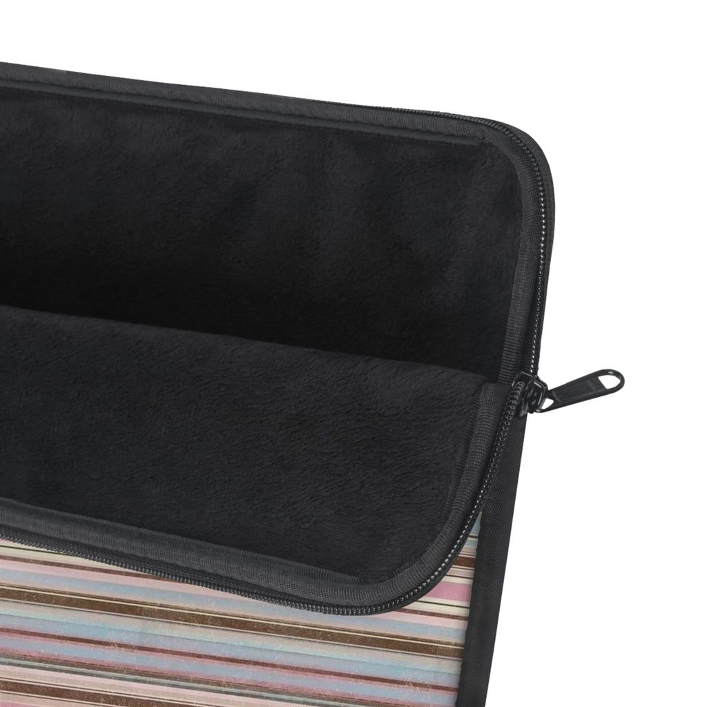 AUTUMN STRIPES PREPPY POLKA DOT DACHSHUND KINDLE IPAD & LAPTOP SLEEVE
