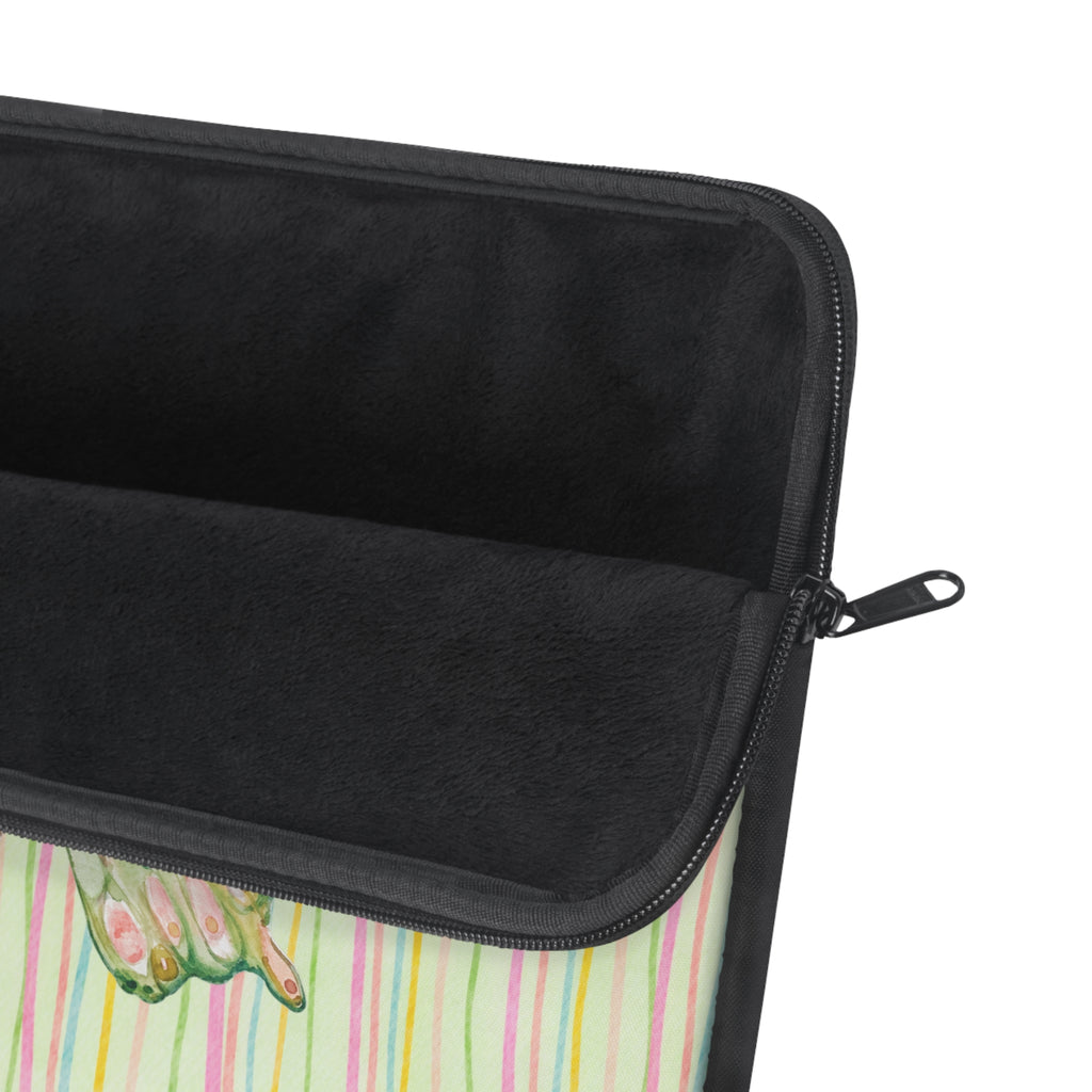 GREEN BUTTERFLY STRIPES KINDLE IPAD & LAPTOP SLEEVE