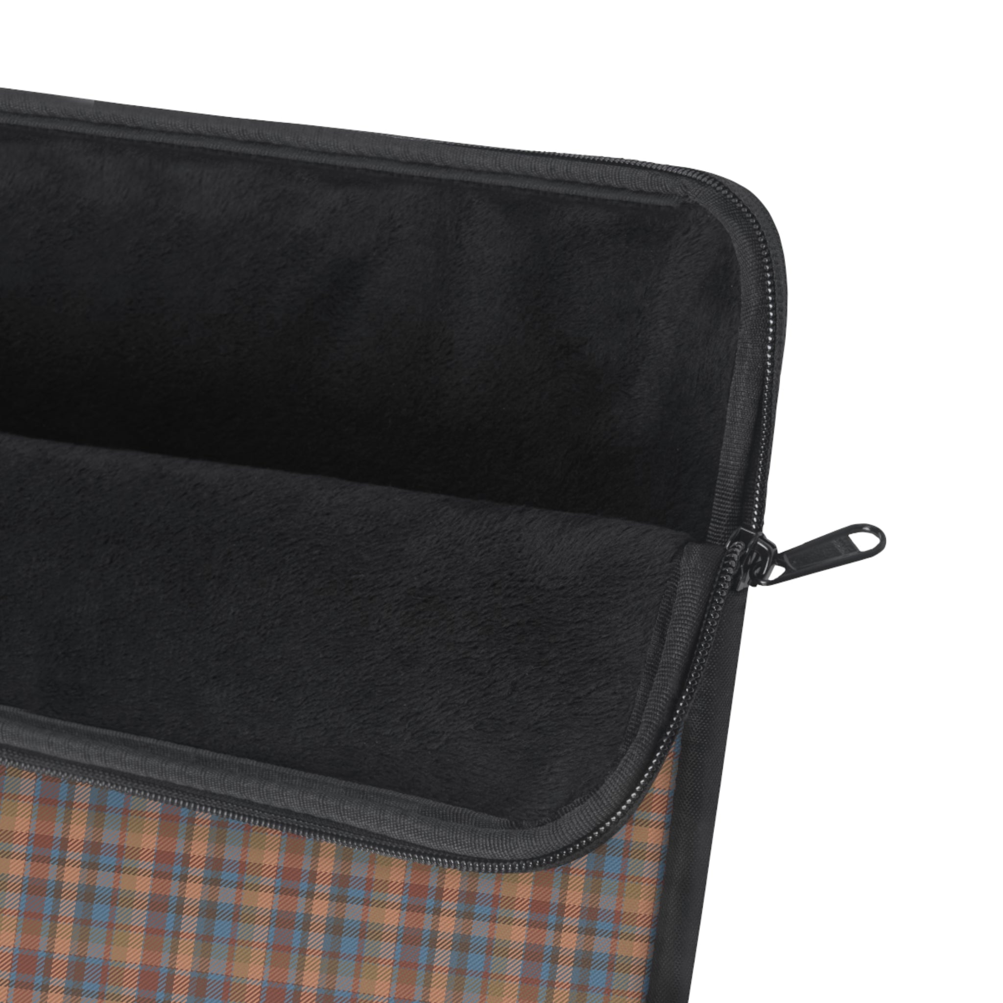 BROWN PLAID CHECKERED KINDLE IPAD & LAPTOP SLEEVE