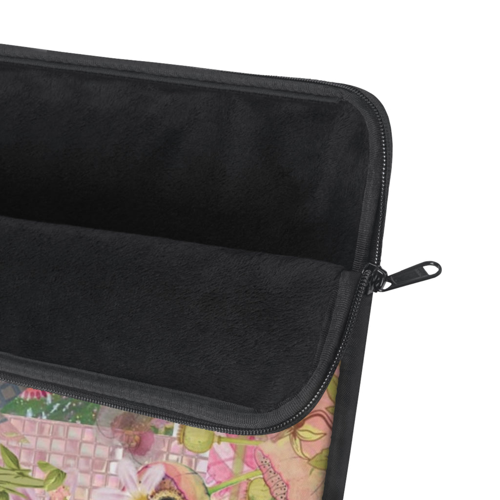 GREEN PINK MOSAIC WHIMSY KINDLE IPAD & LAPTOP SLEEVE