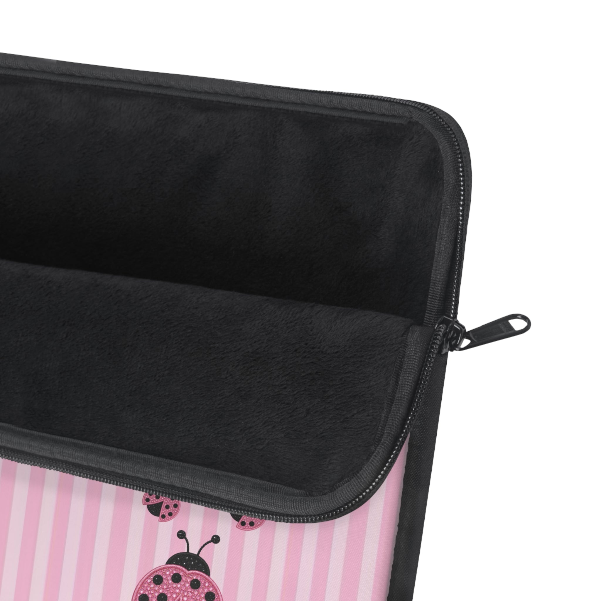 PINK STRIPES LADYBUGS KINDLE IPAD & LAPTOP SLEEVE