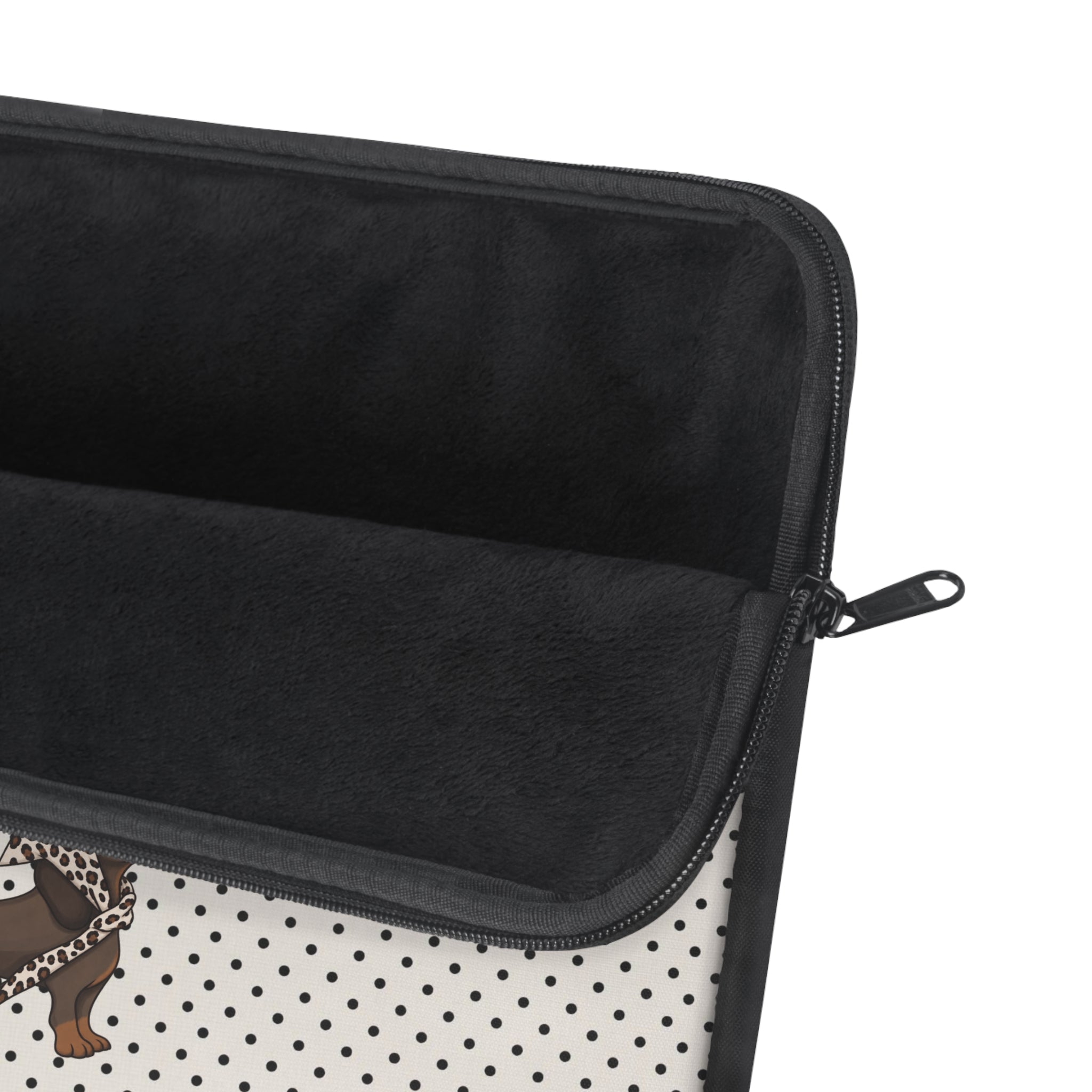 CLASSIC POLKA DOTS DACHSHUND KINDLE IPAD & LAPTOP SLEEVE